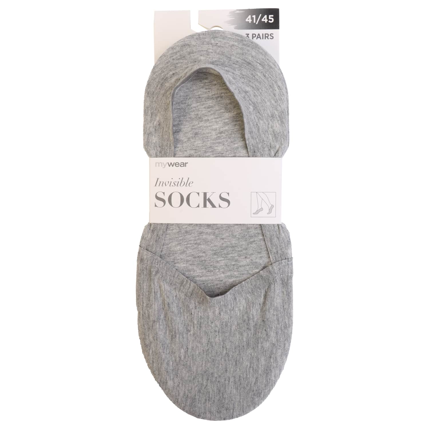 Moteriškos pėdutės MYWEAR, 3 poros, 41 / 45