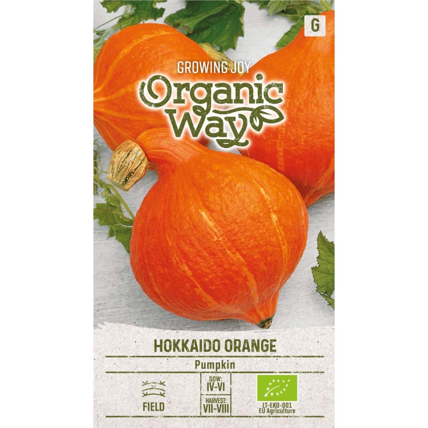 Sēklas ORGANIC WAY Ķirbji