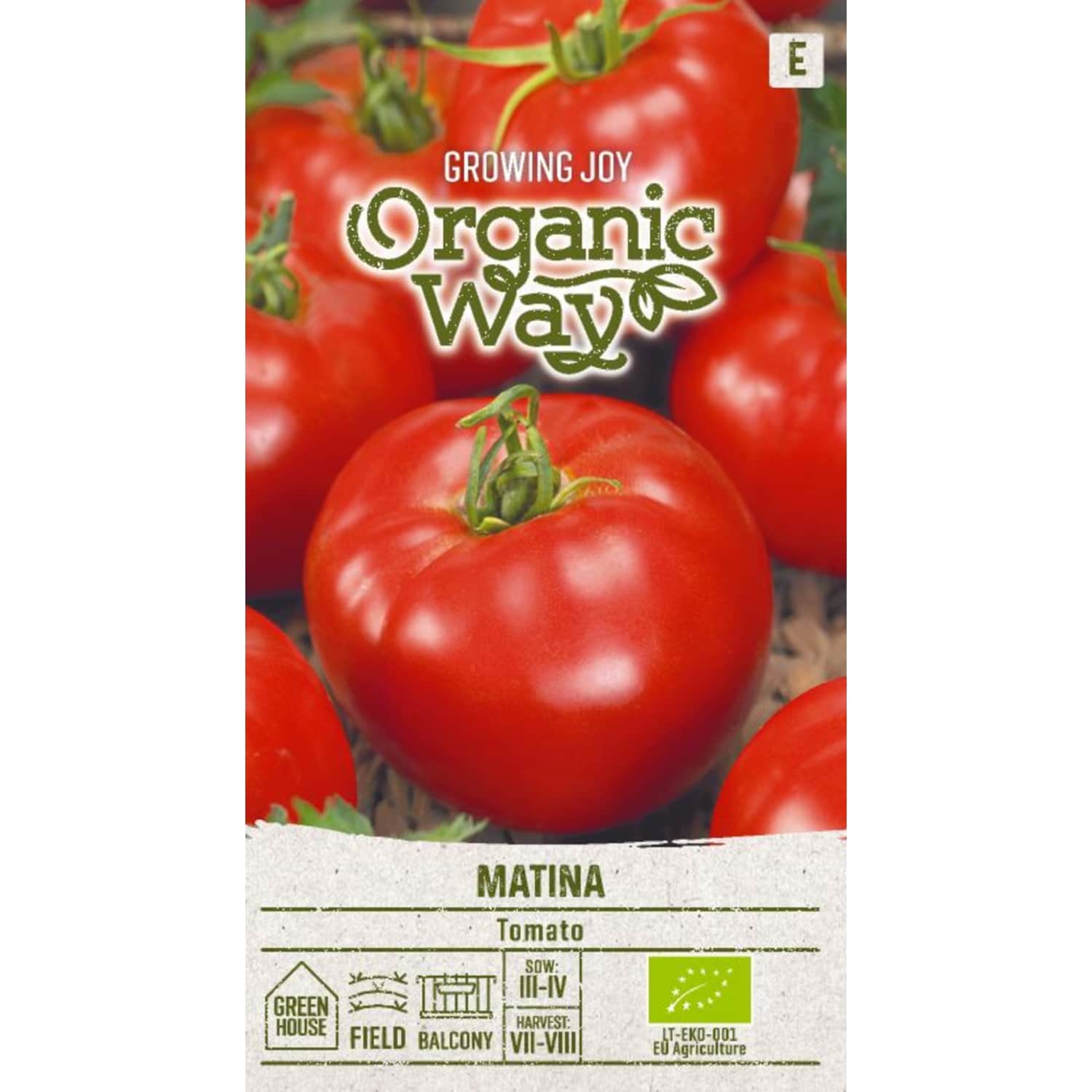 Sēklas ORGANIC WAY Tomāti Matina OW