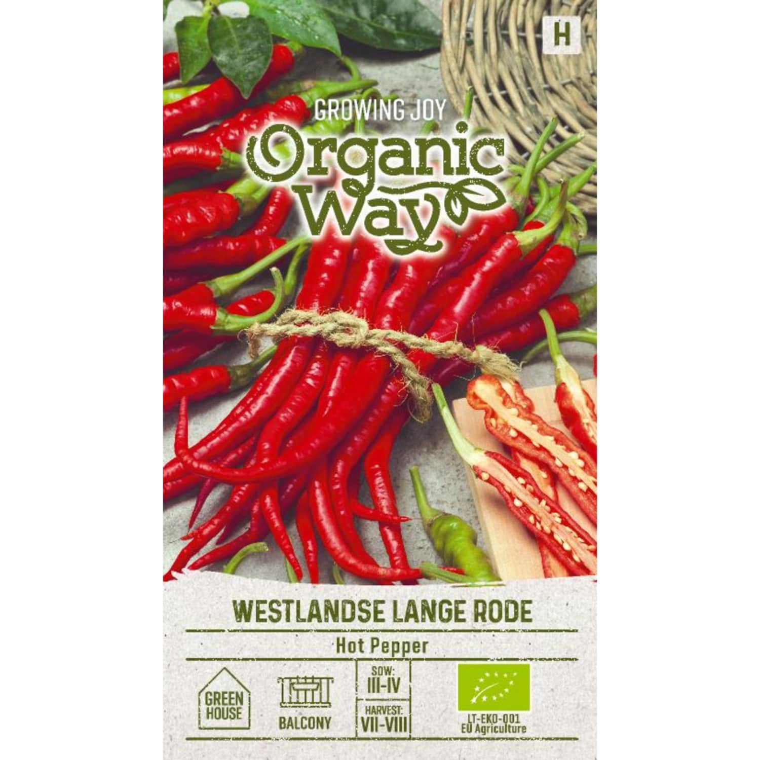 Sēklas ORGANIC WAY Pipari