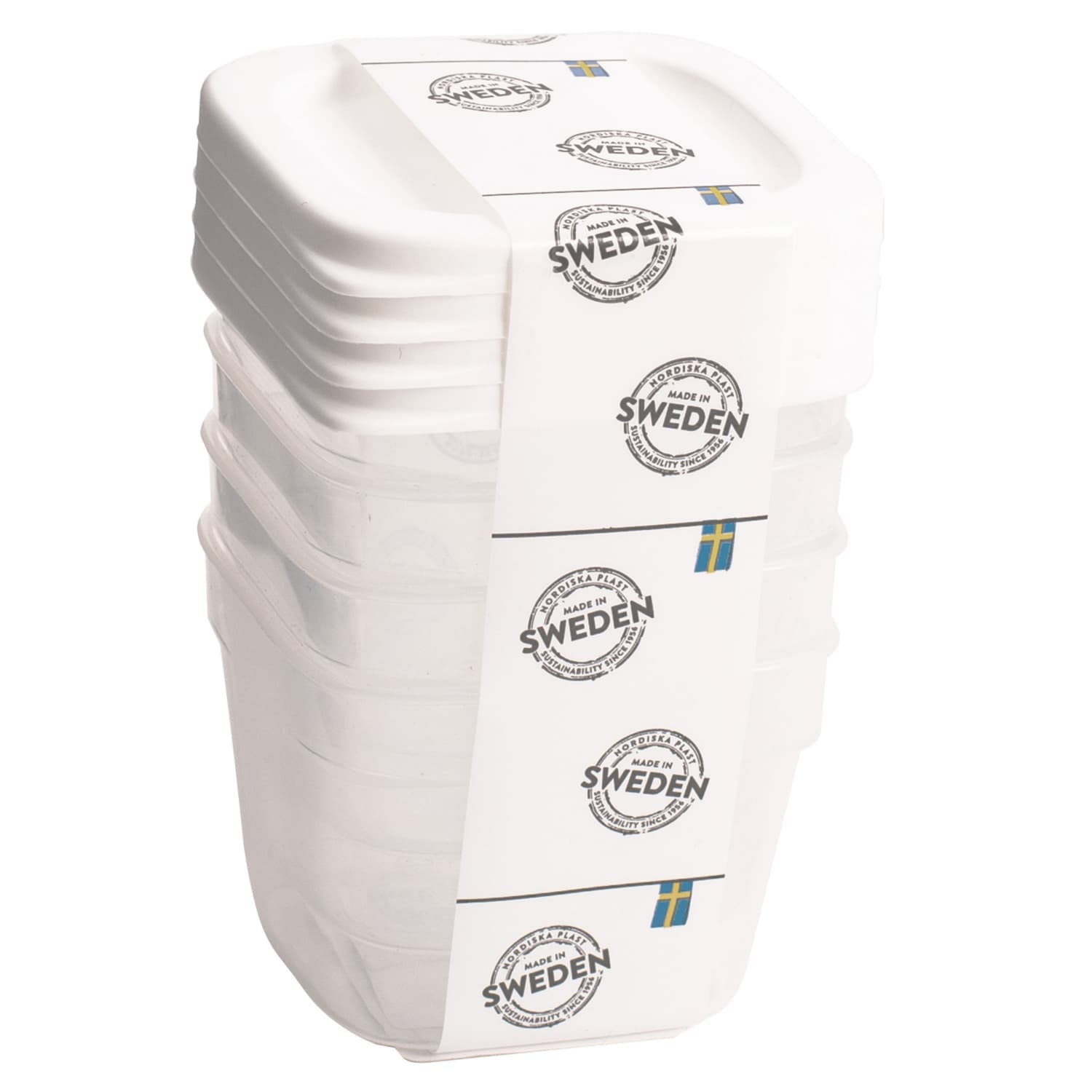 Pietų dėžutė NORDISKA PLAST, 90ml, balta