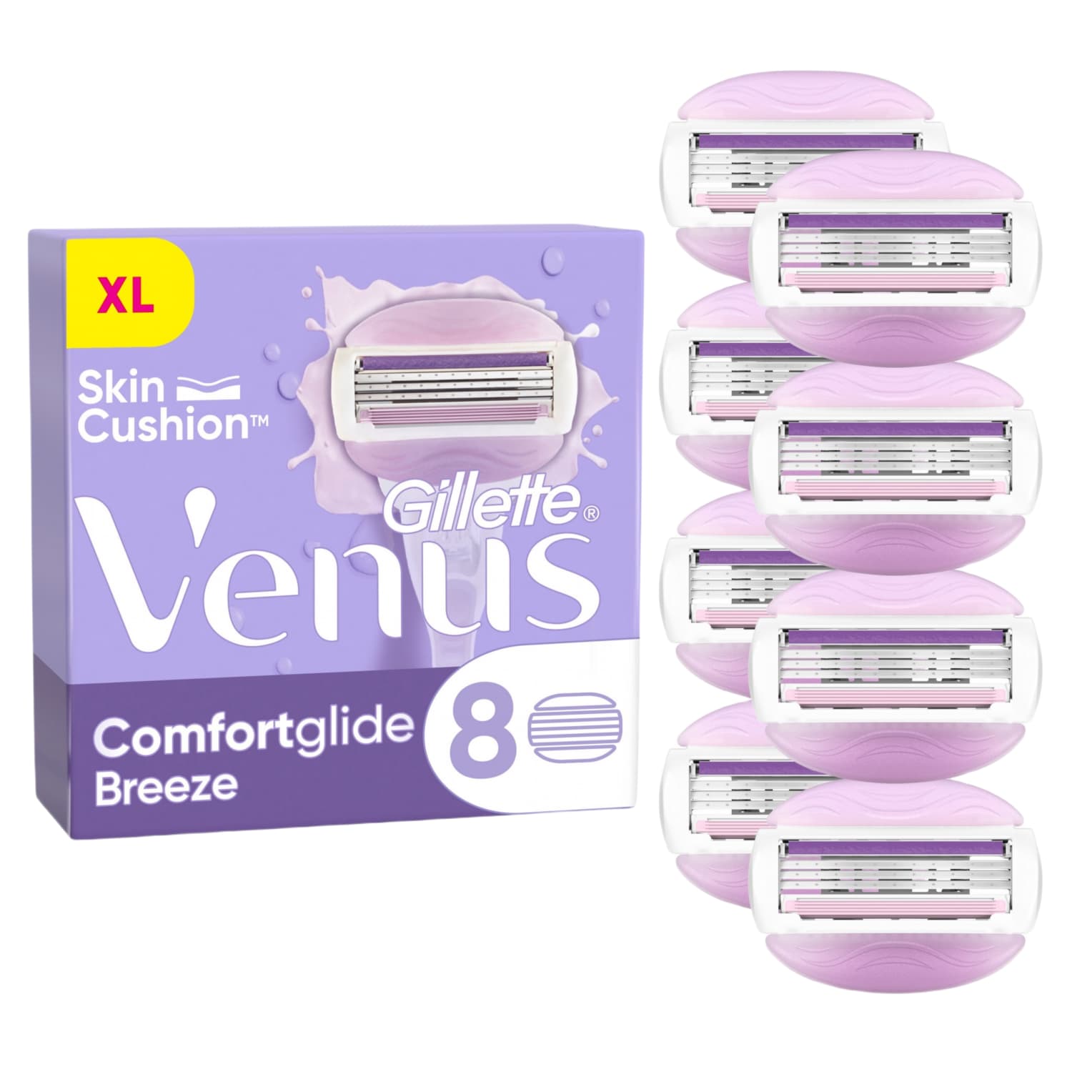 Skūš.kasetes Venus Comfort.Breeze,8gab