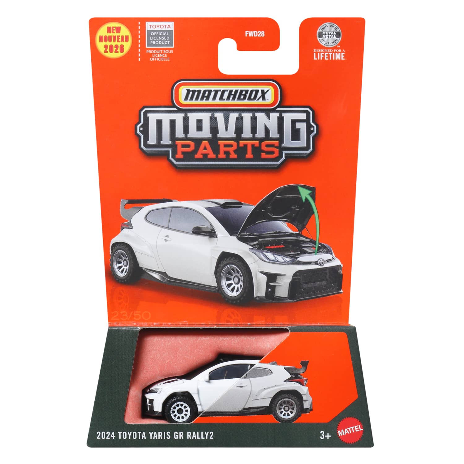 Autod Matchbox 1:64 liikuvate osadega