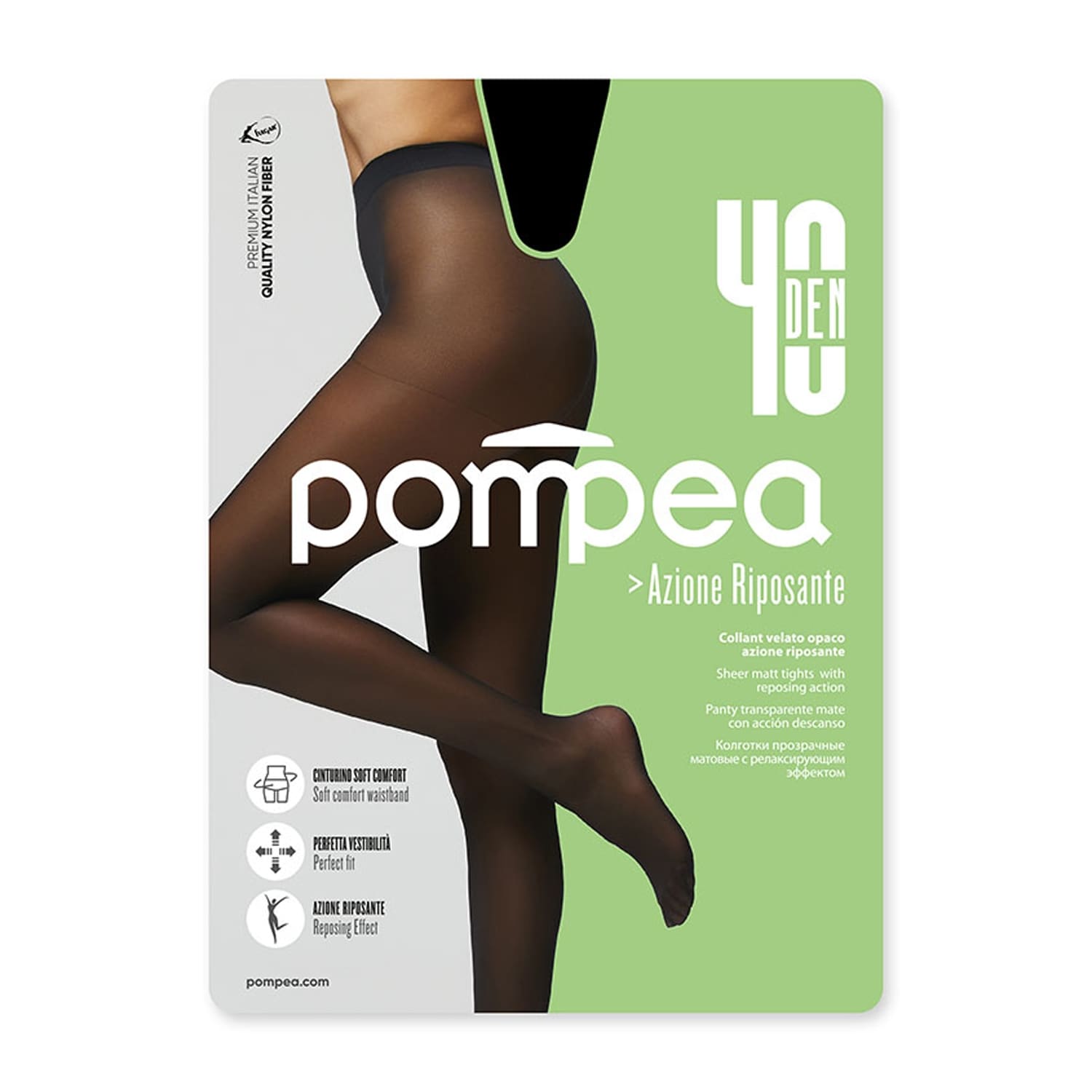 Na.sukkpüksid Pompea Riposante 40 nero 3