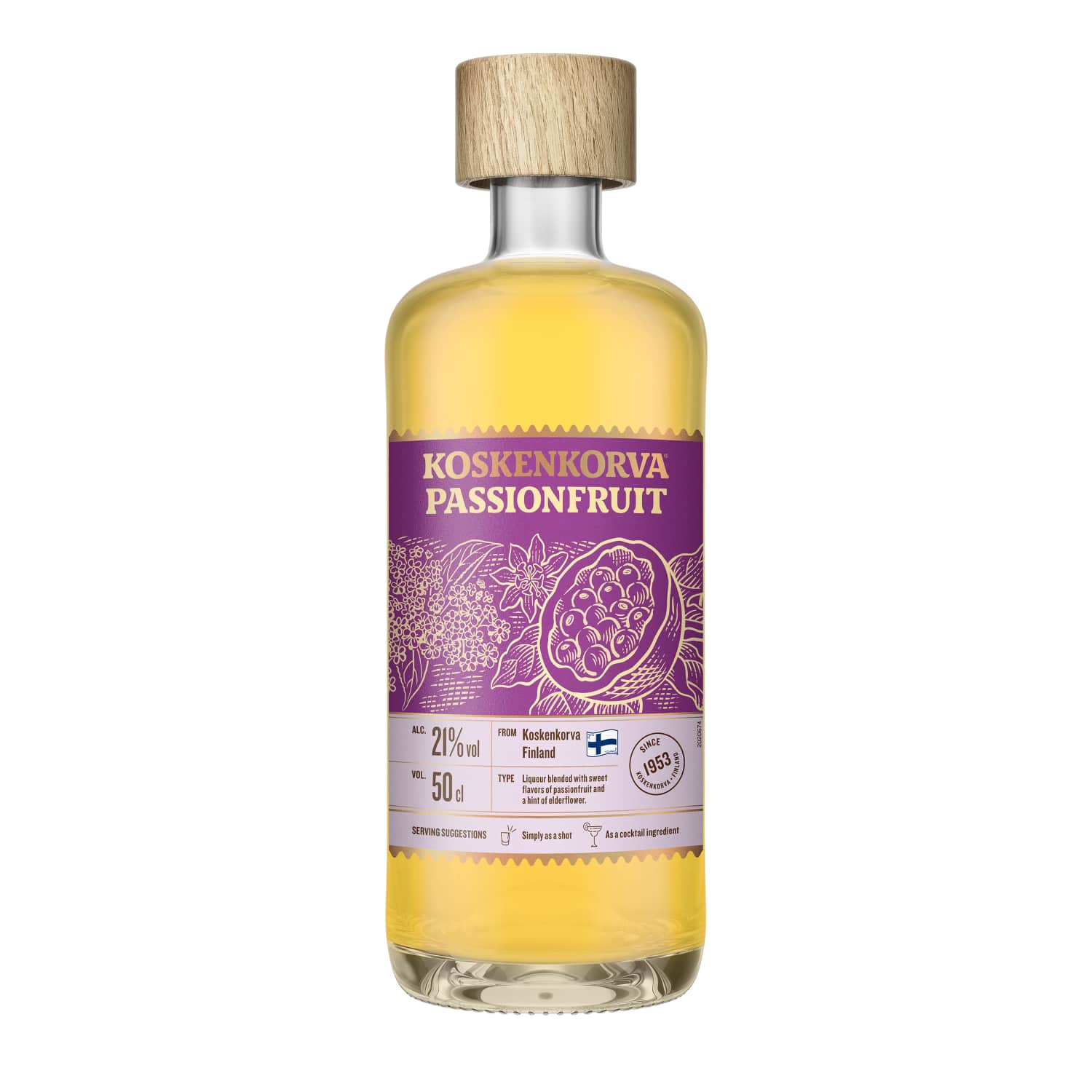 Likeris KOSKENKORVA PASSIONFRUIT, 21%, 0,5l