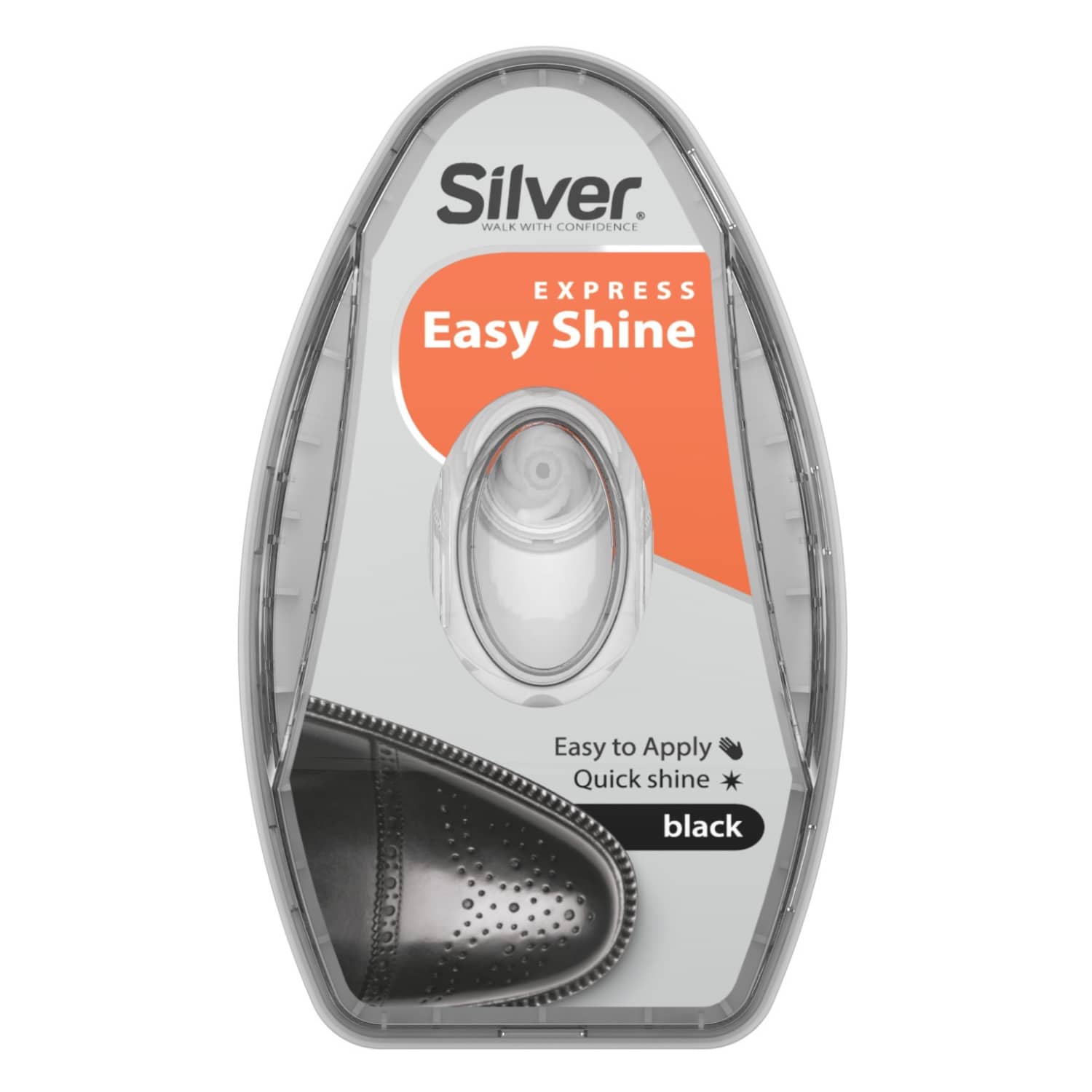 Batų blizgesio kempinėlė SILVER, juoda, 6 ml