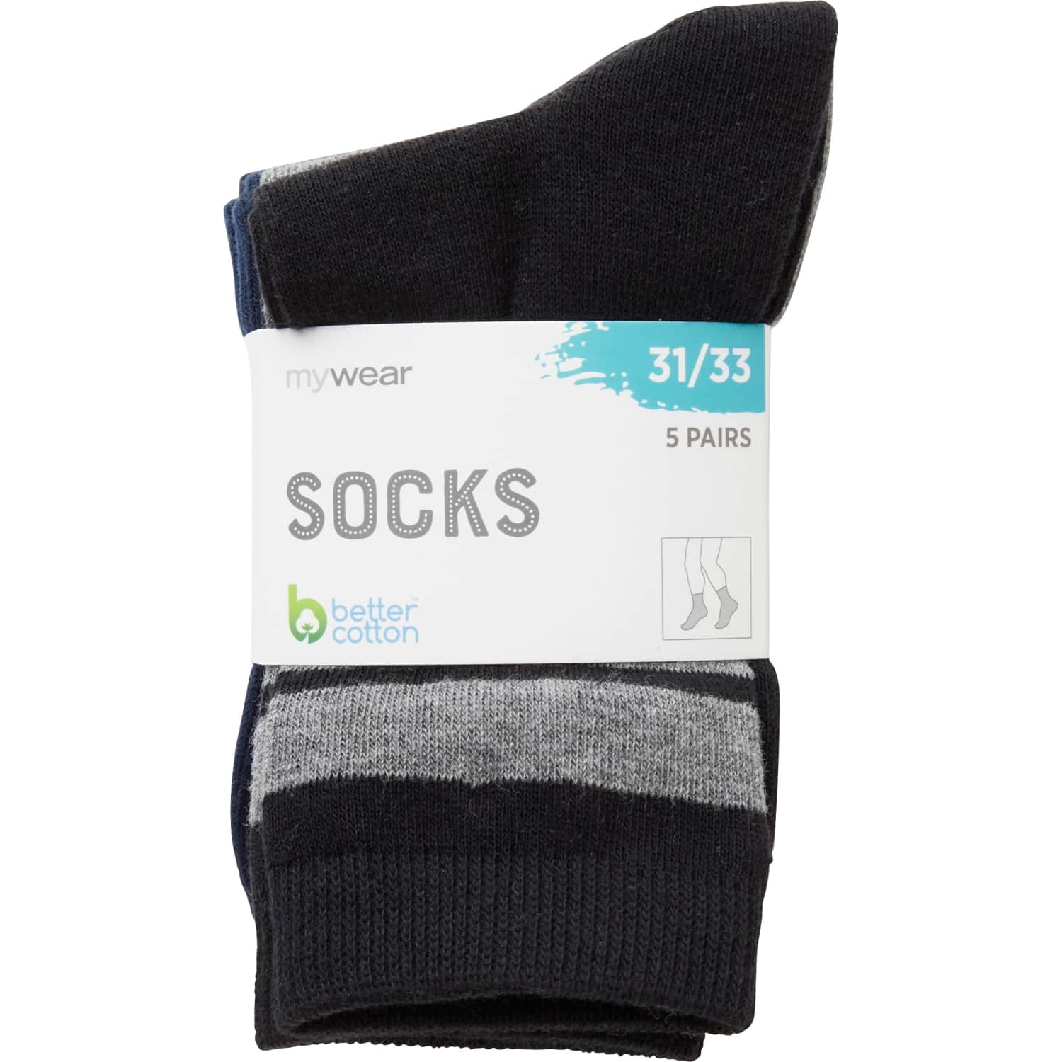 Laste sokid Lund Stripe 5p 31/33 SS26