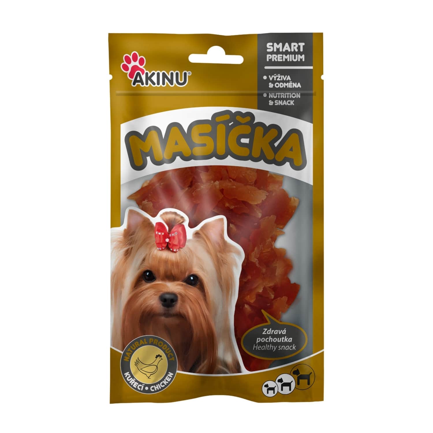 Vistas strēmelītes suņiem Akinu 75g