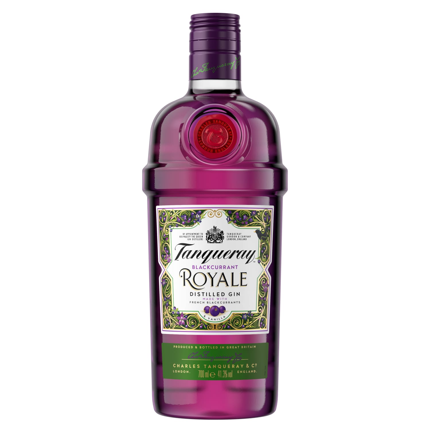 Dest. gin Tanqueray Blackc. Royale 41,3% 0,7l