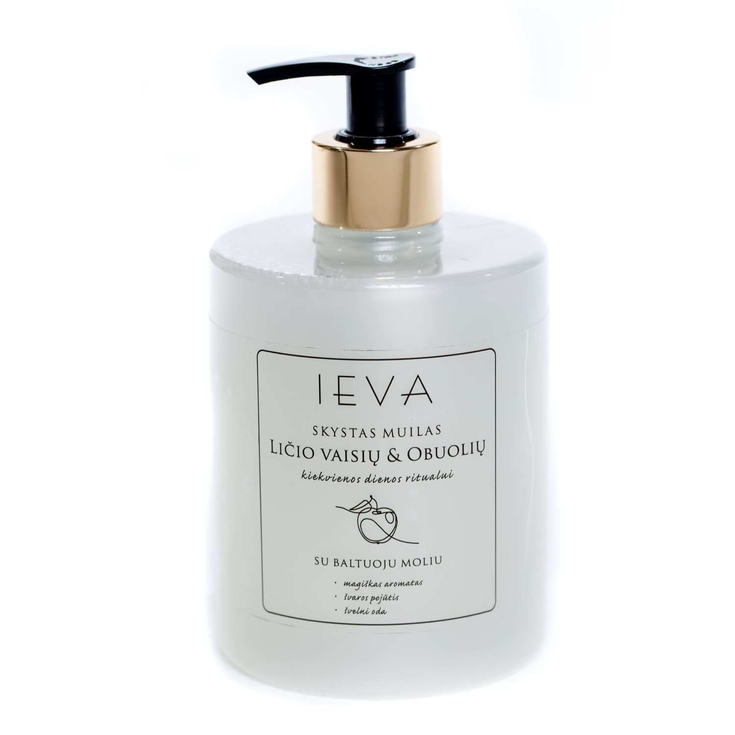 Šķ. ziepes Ieva līčiju un ābolu 500ml