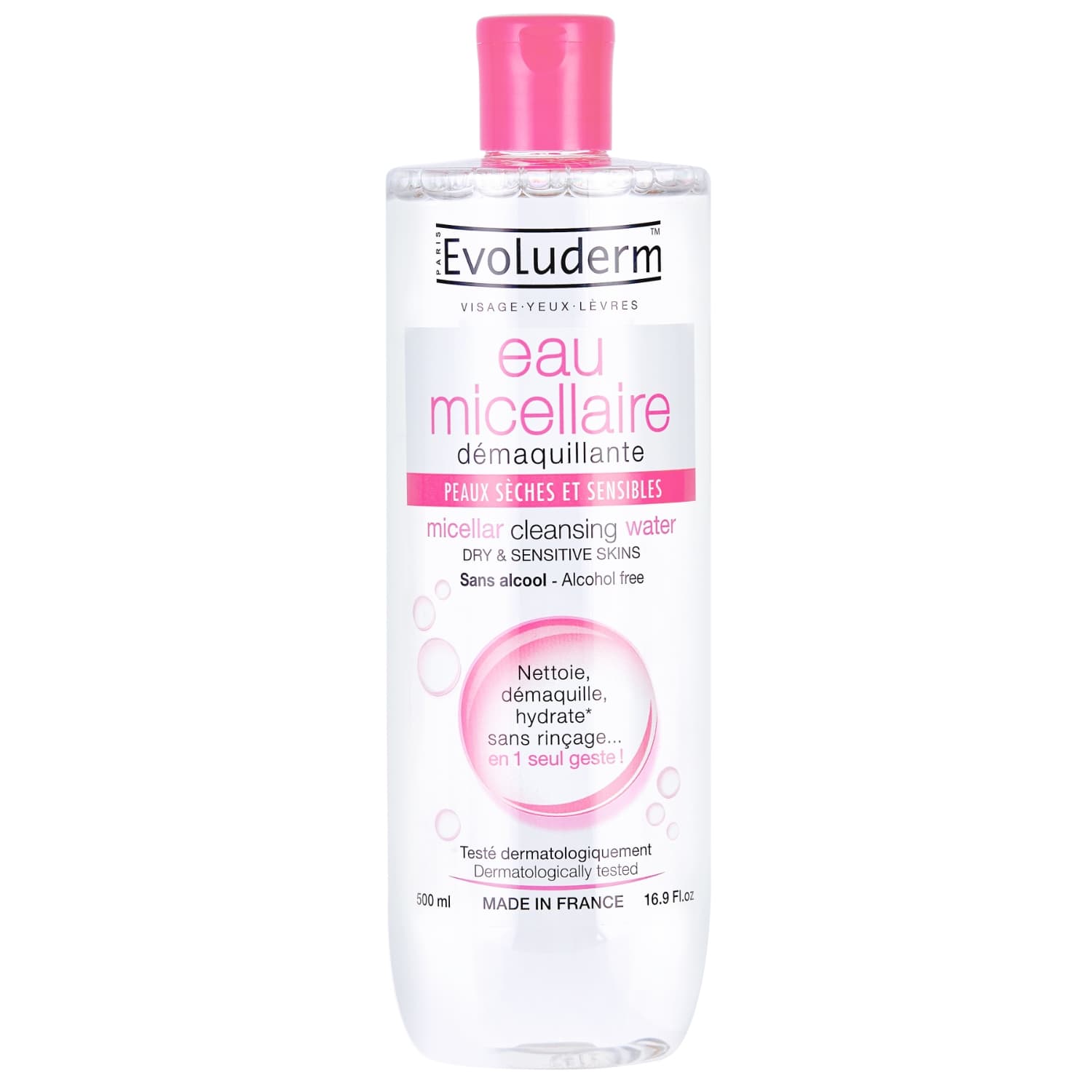 Mic. ūdens sausai ādai Evoluderm 500ml