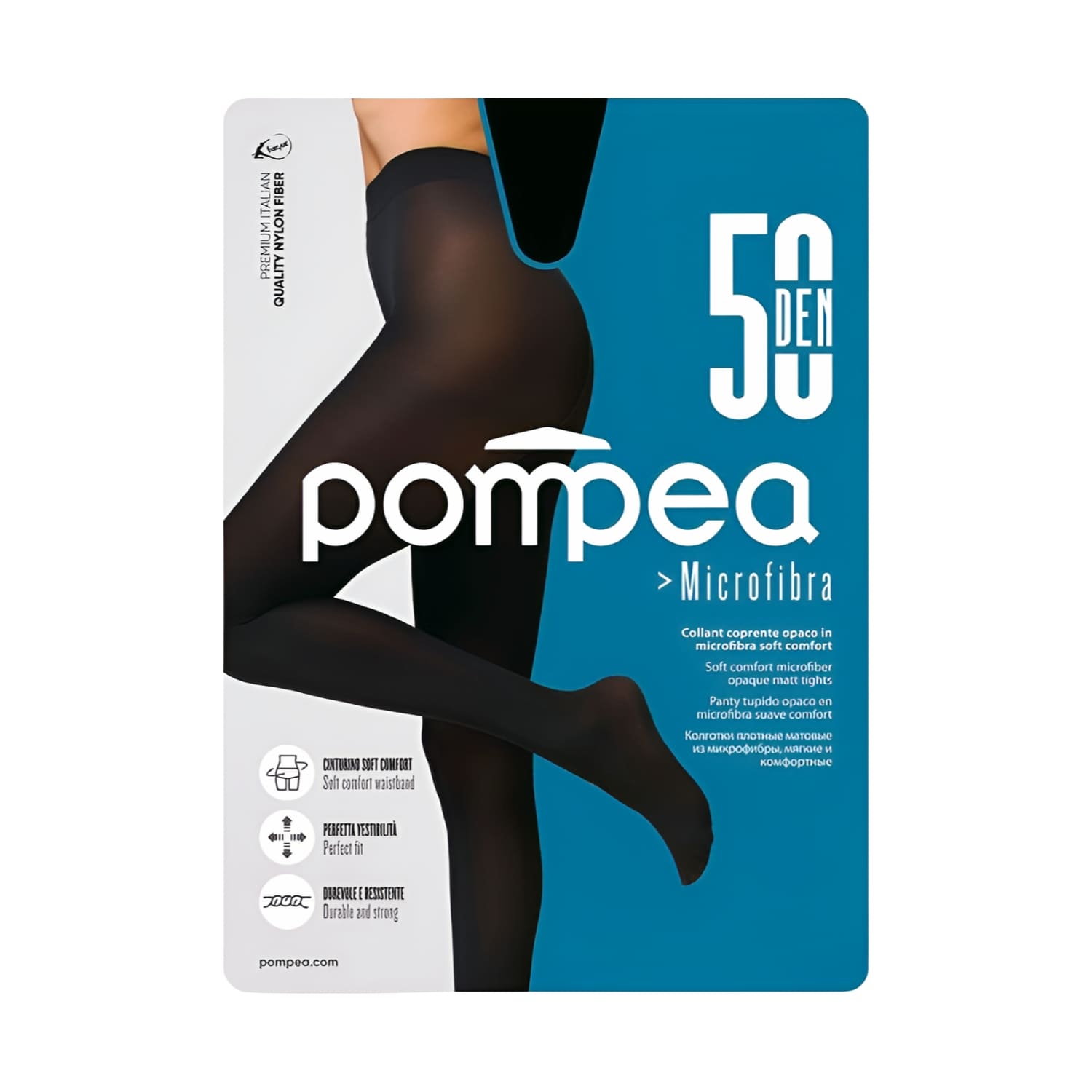 N. sukkpüksid Pompea Microfibra 50 nero 1/2