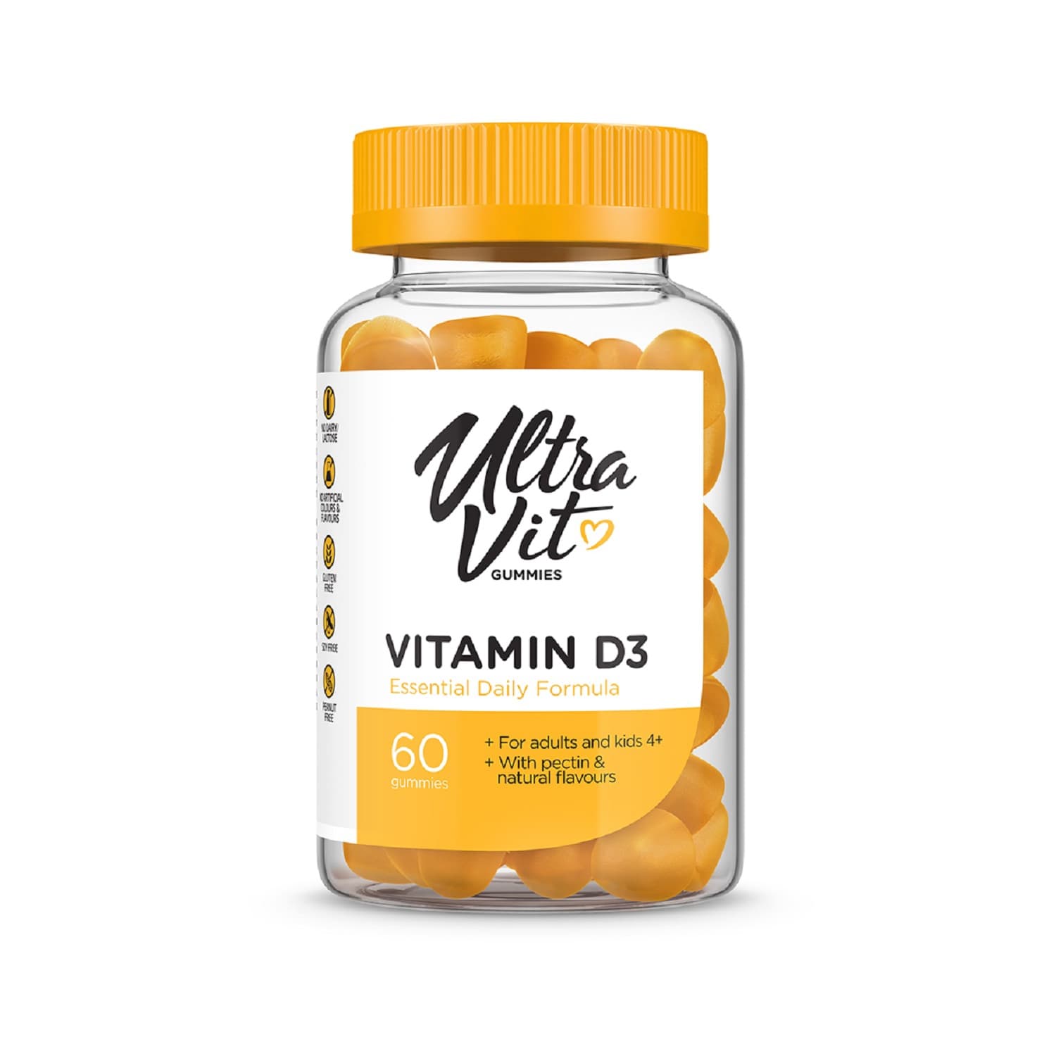 Kramt. tabletės ULTRAVIT VITAMIN D3, 60 vnt.