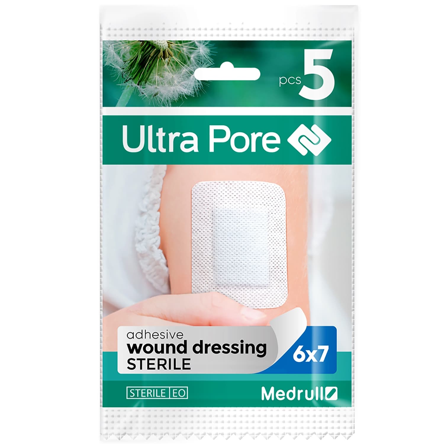 Lipnūs pleistrai MEDRULL ULTRA PORE, 5 vnt.