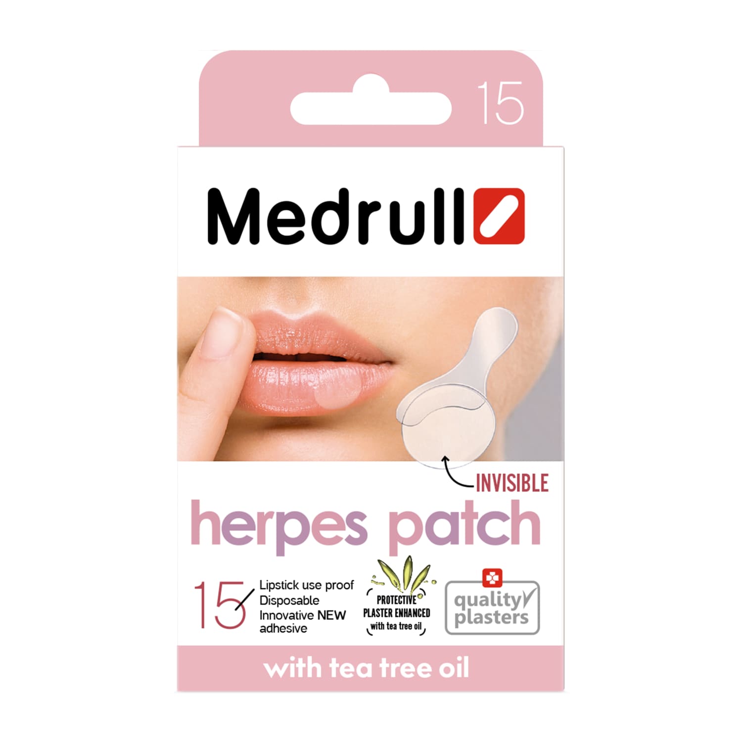 Pleistrai nuo herpio MEDRULL, 15 vnt.