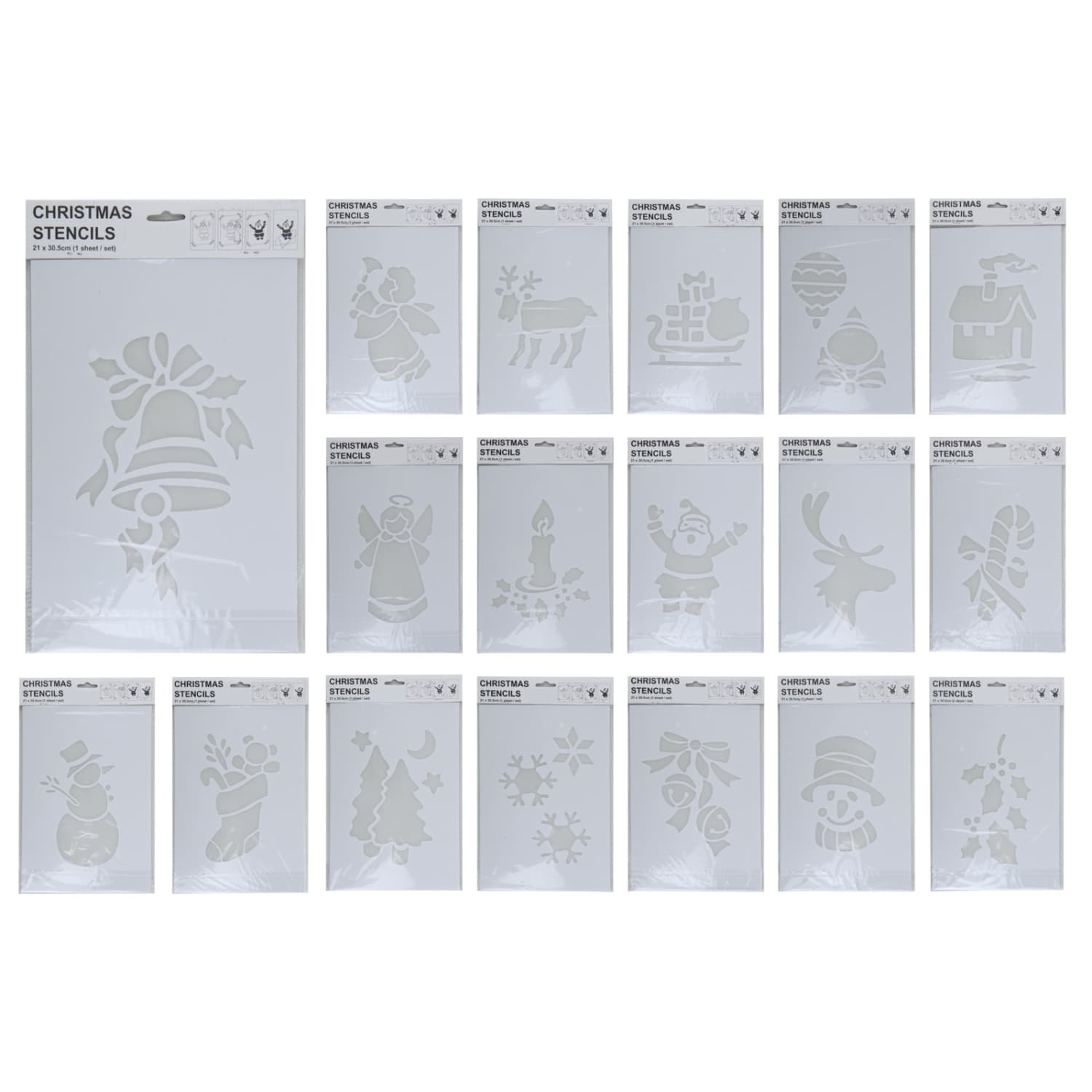 Trafarets Ziemassvētku dizaina CH25