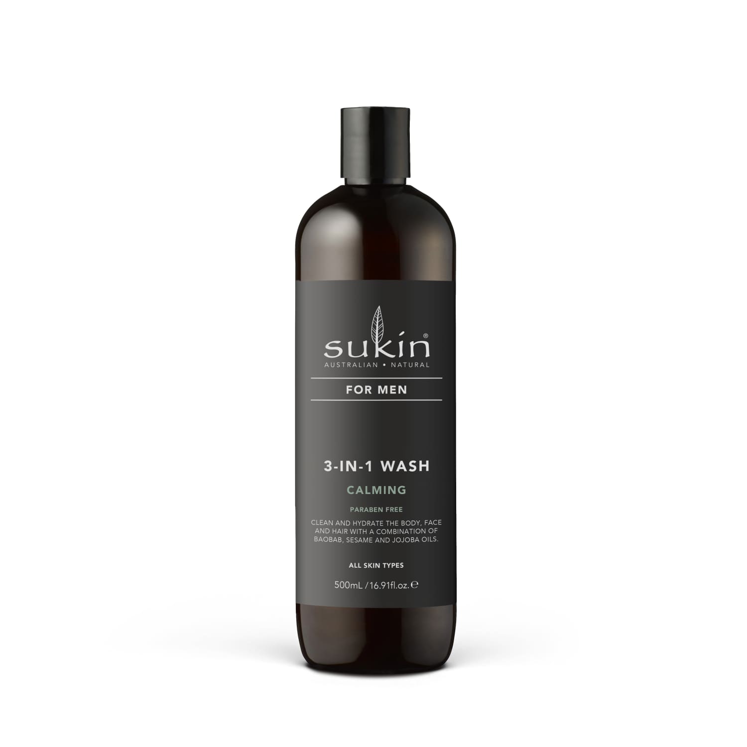 Dušigeel Sukin For Men 3-in-1 rahustav 500ml