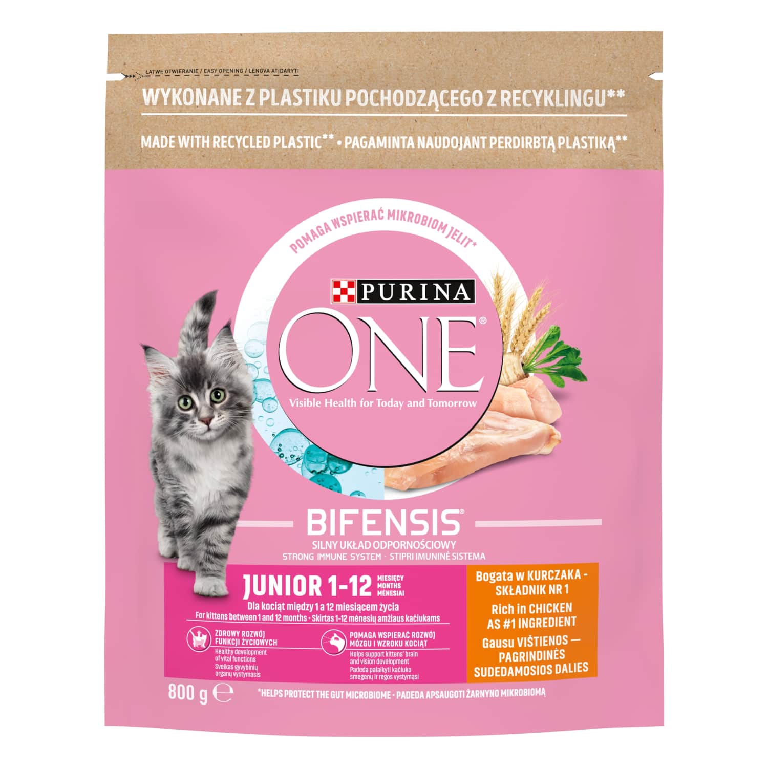 Ėdalas katėms PURINA ONE JUNIOR, 800 g