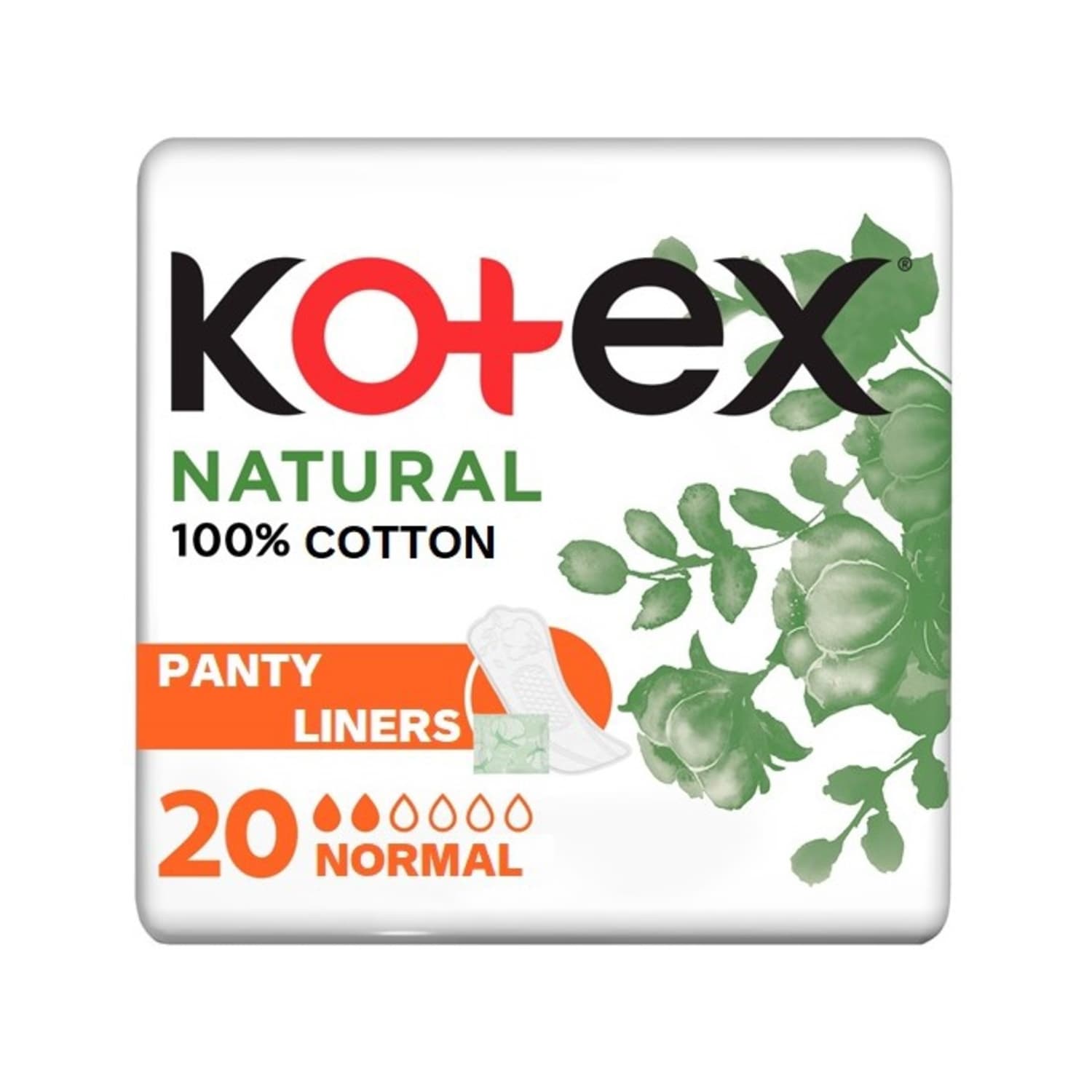 Ieliktņi Kotex Natural Normal 20gb