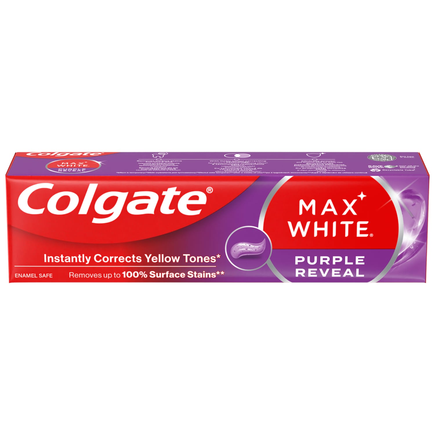 H.pasta Colgate Max White Purple Reveal 75ml