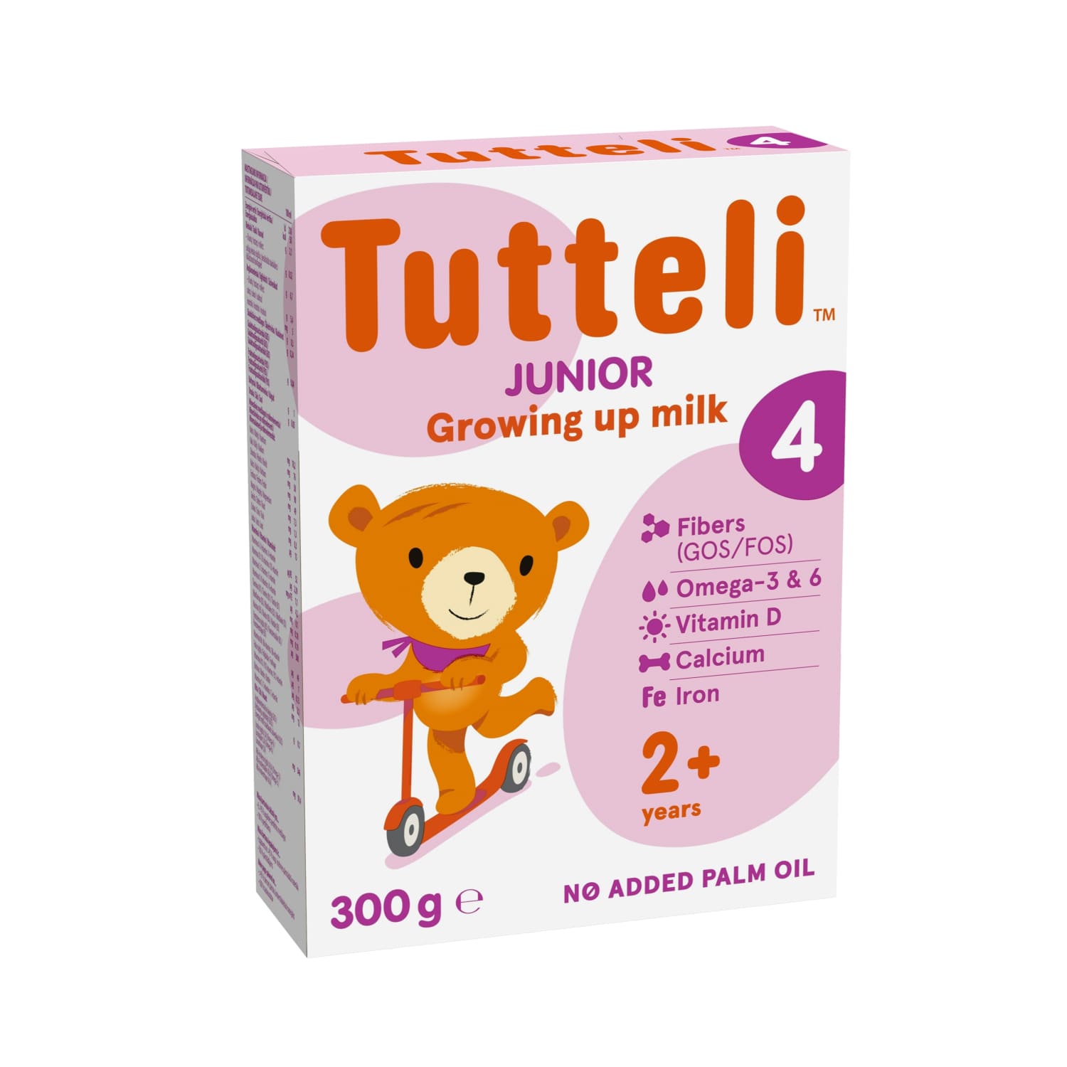 Piena mais. Tutteli 4 Junior no 2 gadiem 300g