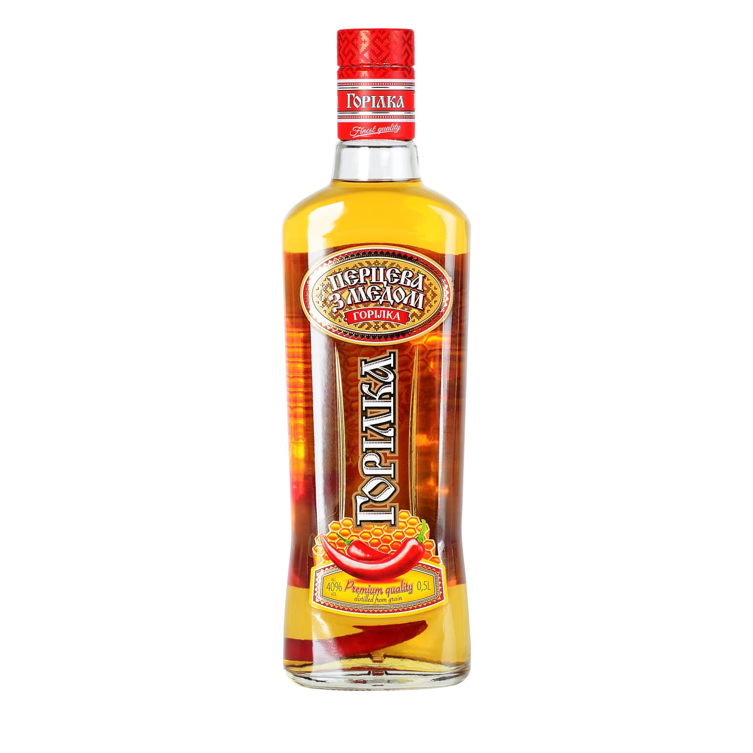 Degvīns Gorilka Medova z percem 40% 0,5l