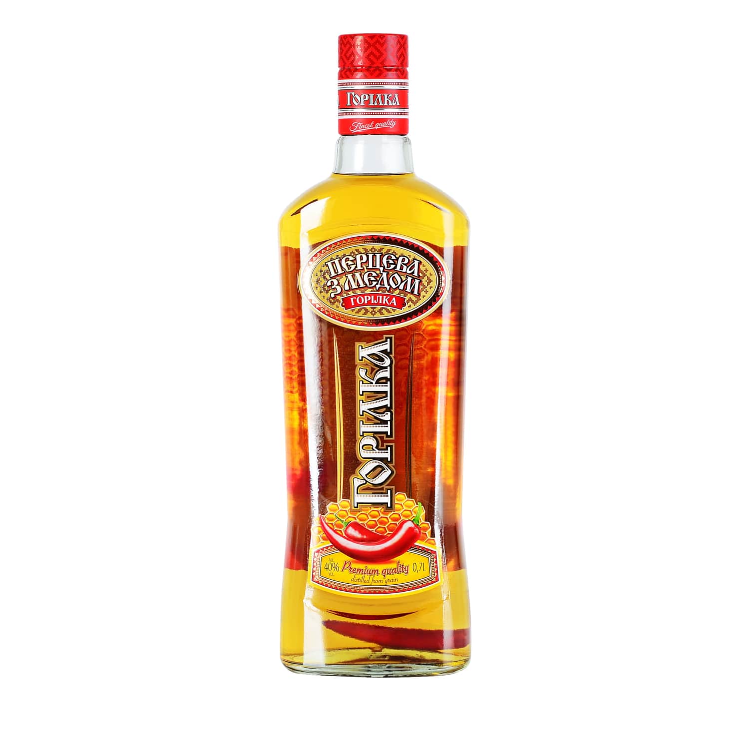 Degvīns Gorilka Medova z percem 40% 0,7l