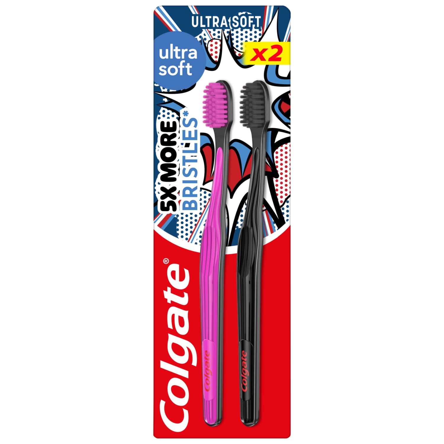 Zobu birste Colgate Ultra soft 2 gab.