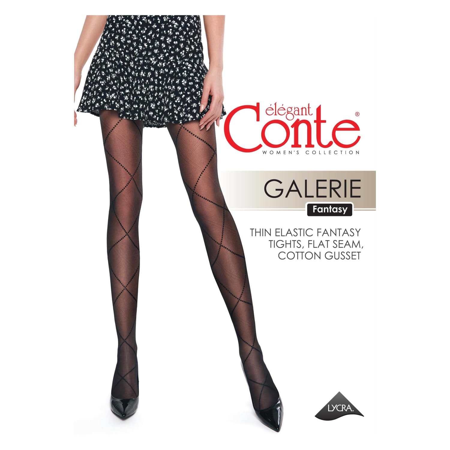 Zeķubikses Conte Galerie Nero 3 20d