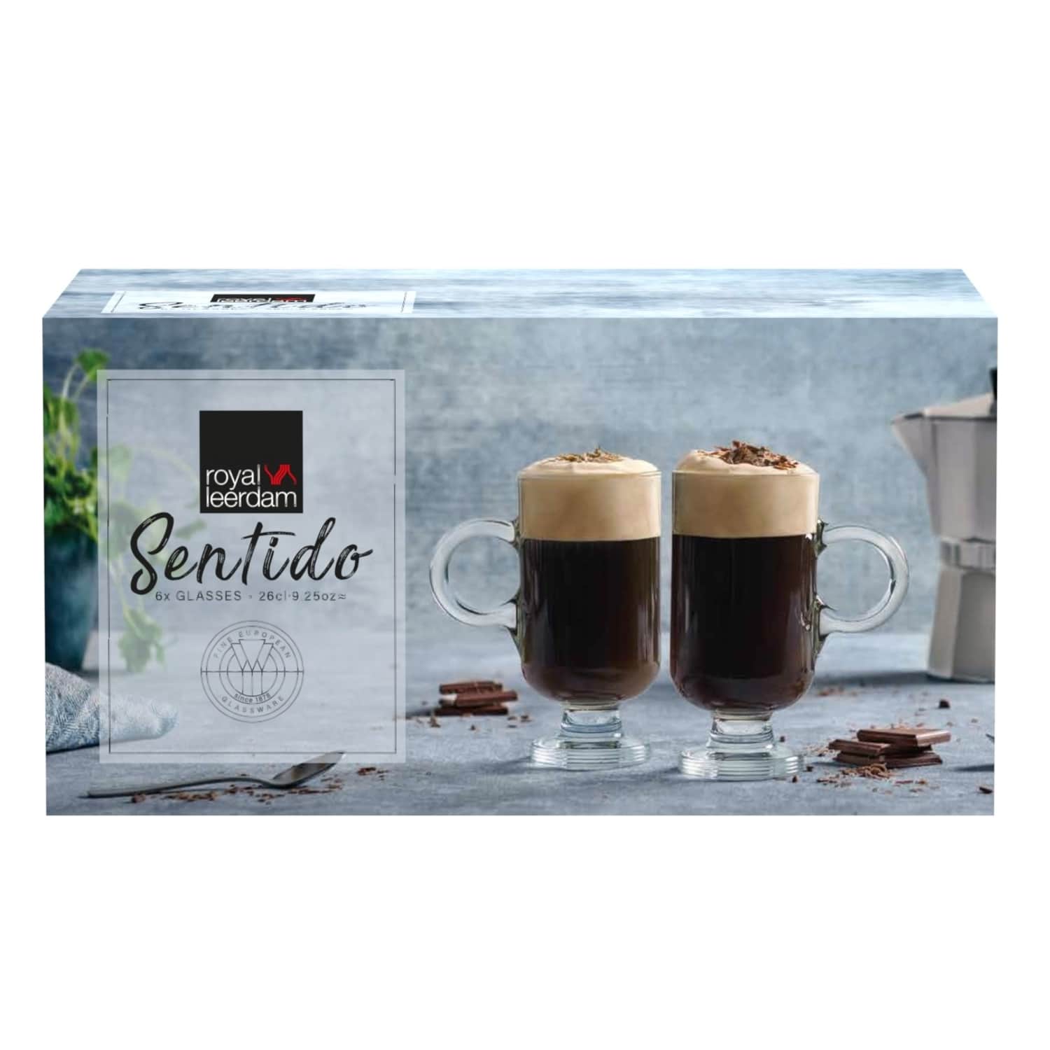 Kafijas krūzes Royal Leerdam 260ml 6 gab