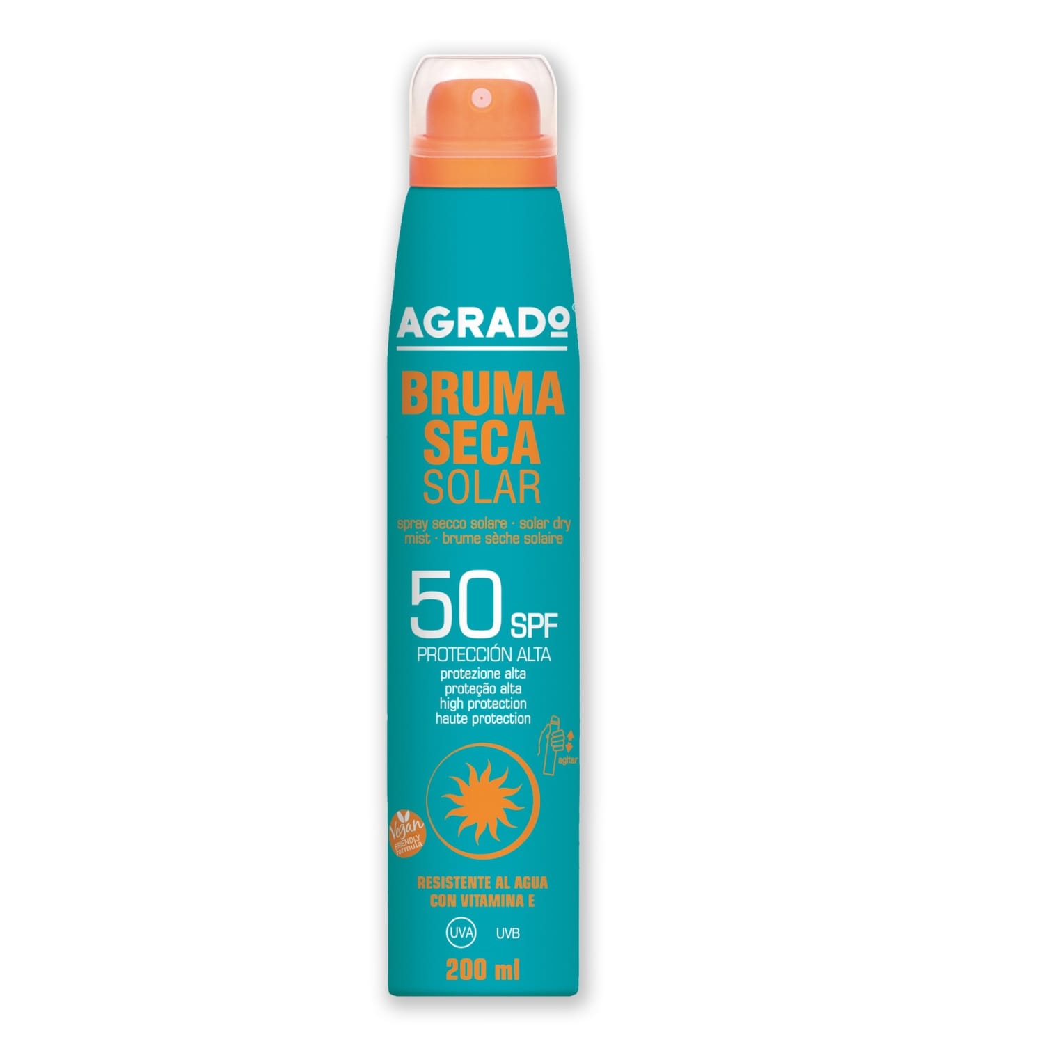 Päikesekait.sprei Agrado Dry Mist SPF50 200ml