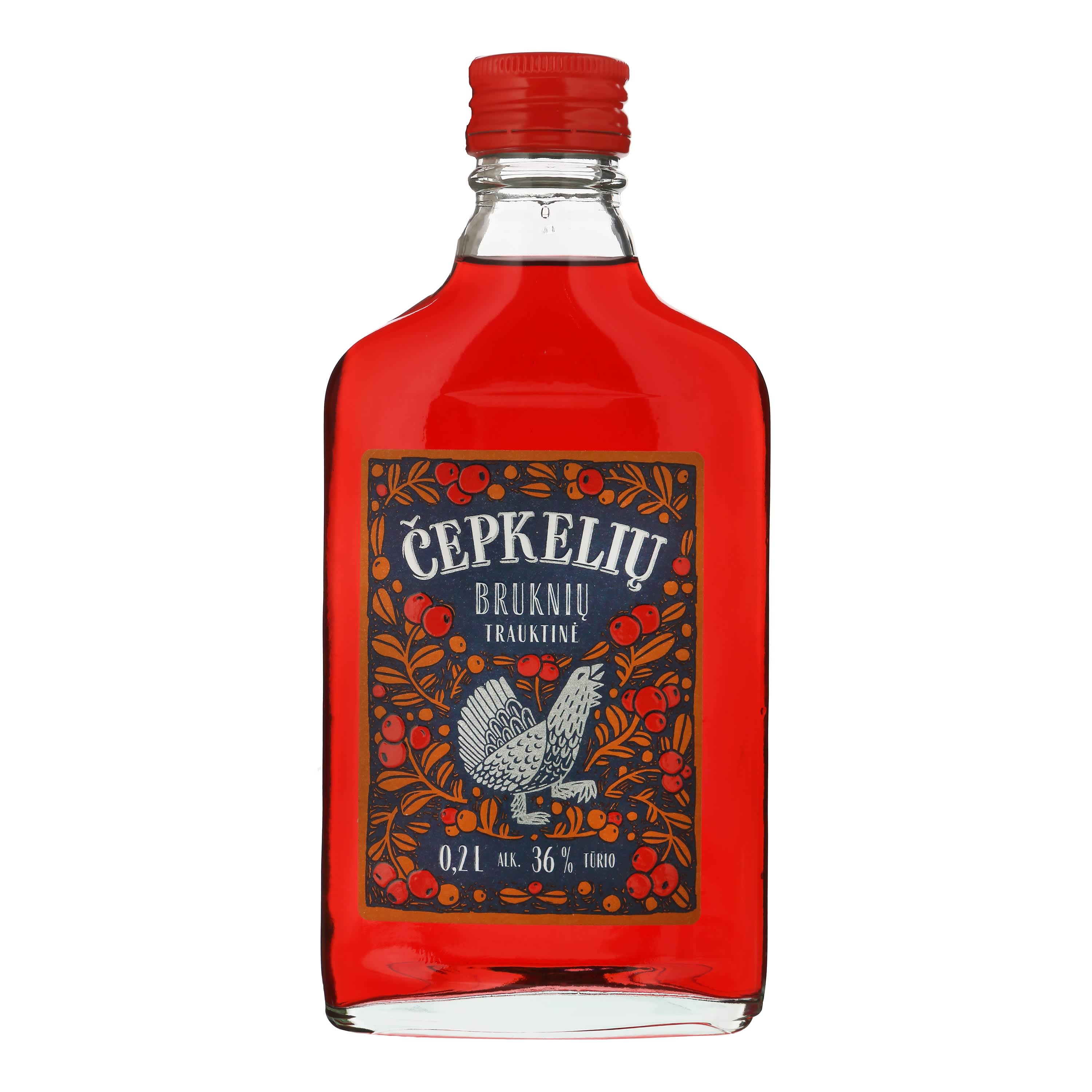 Trauktinė su brukn. sultim ČEPKELIŲ 36%, 0,2l