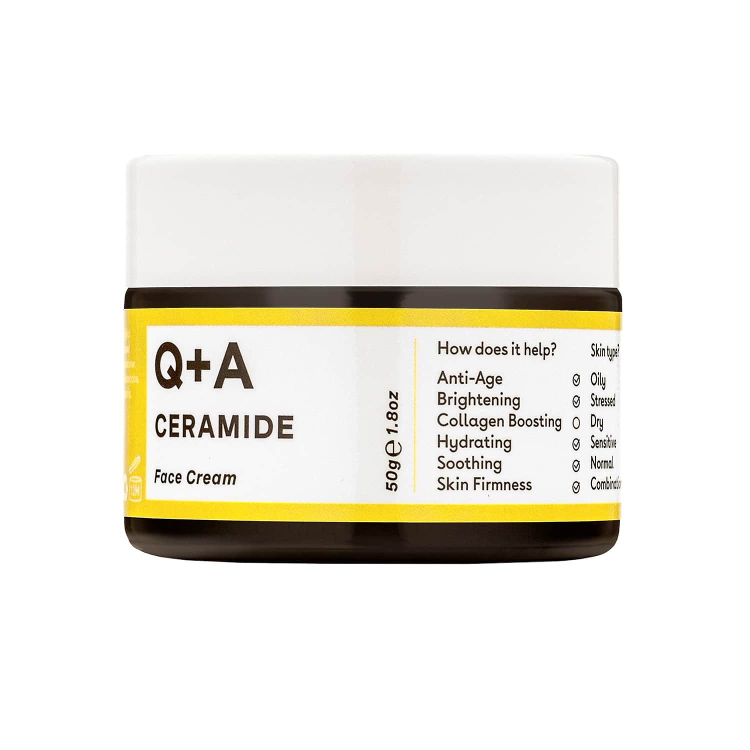 Näokreem keramiidiga Q+A Ceramide Barrier 50g