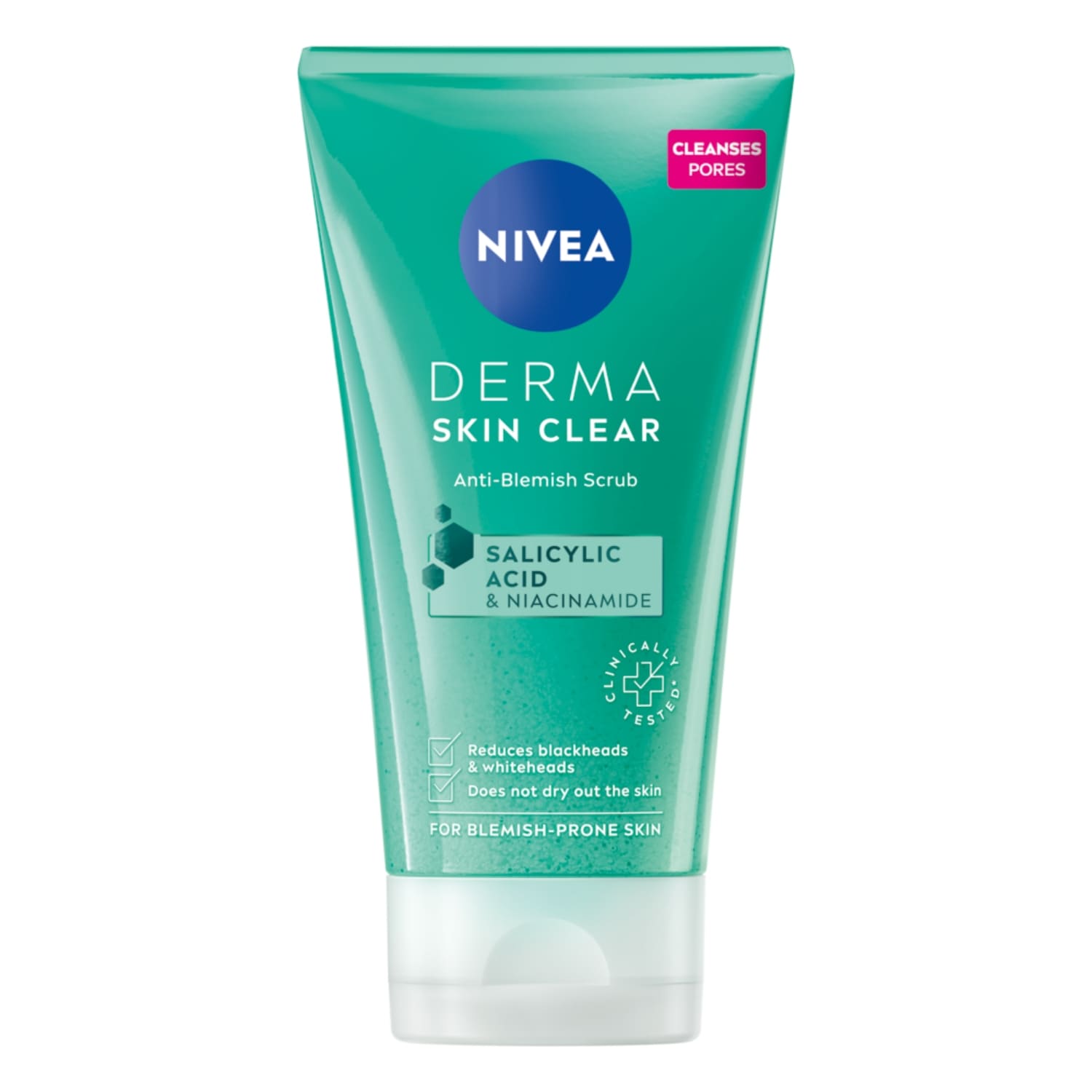 Sejas skrubis Nivea Derma Skin Clear 150ml