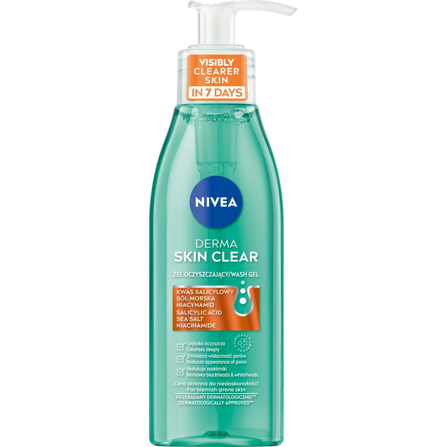 Näopesugeel Nivea Derma Skin Clear 150ml