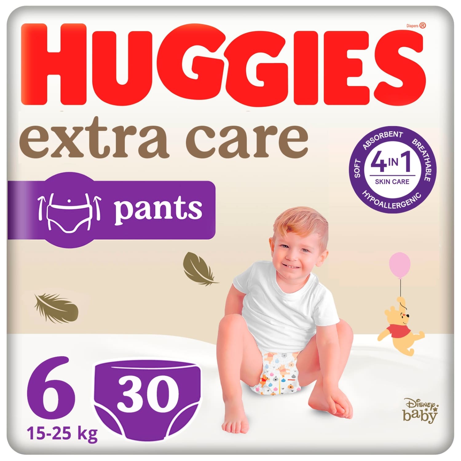 Biksītes Huggies Extra Care S6 15-25kg 30gab
