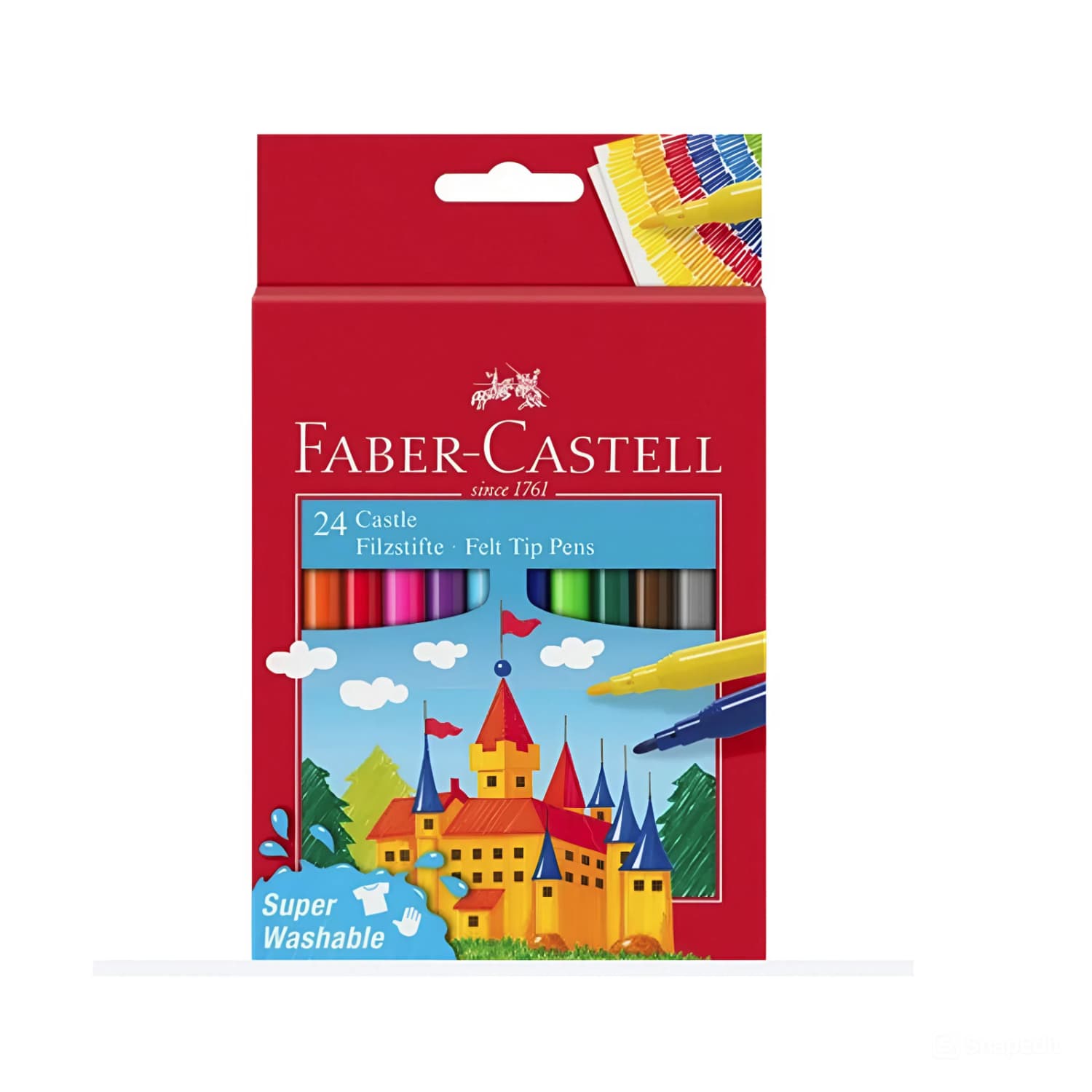 Viltpliiatsid Faber-Castell, 24 värvi