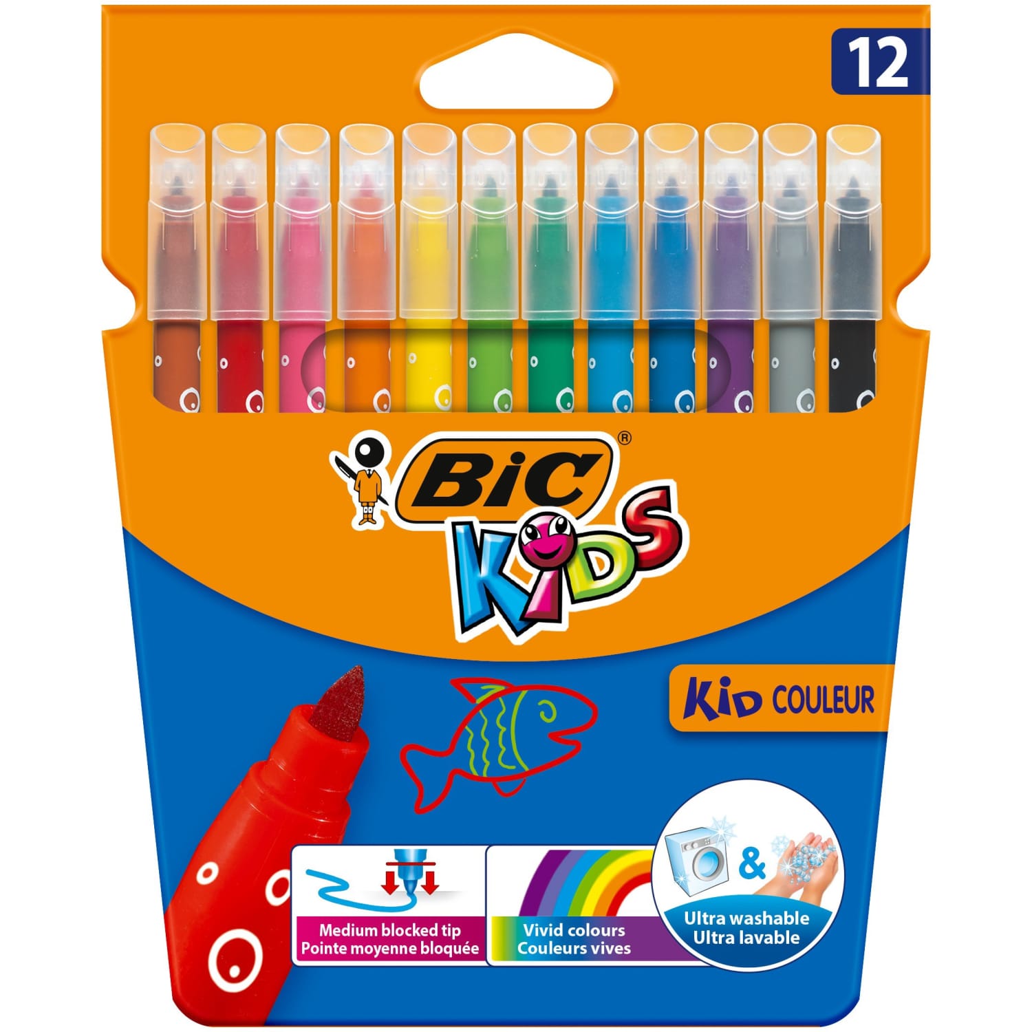 Värviviltpliiatsid Bic BS26
