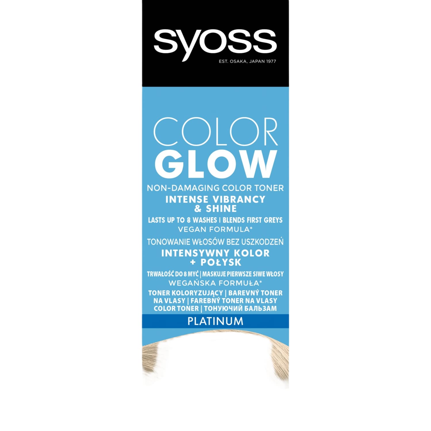 Juuksevärv Syoss Color Glow Platinum 100ml