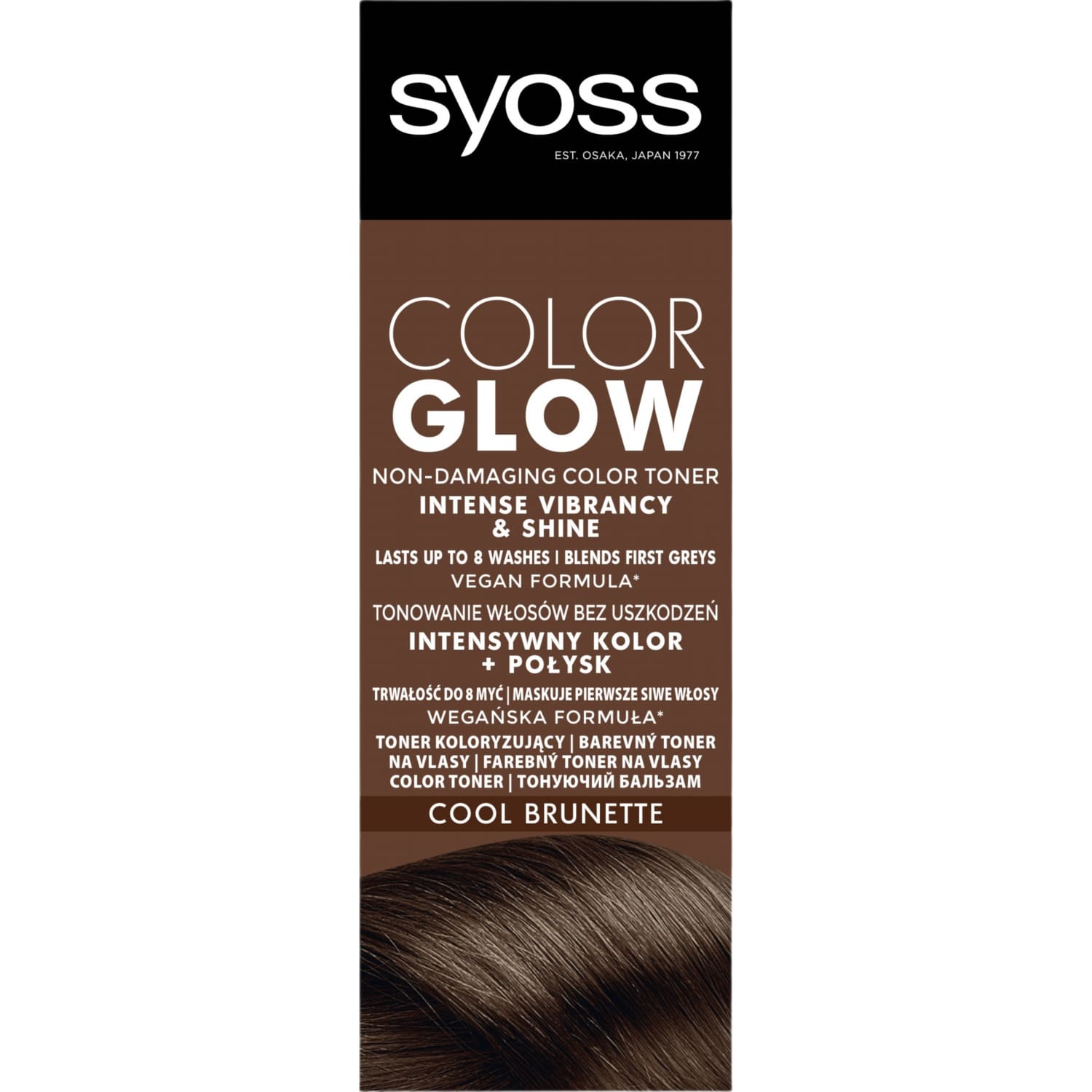 Juuksevärv Syoss Color Glow Cool Brun. 100ml