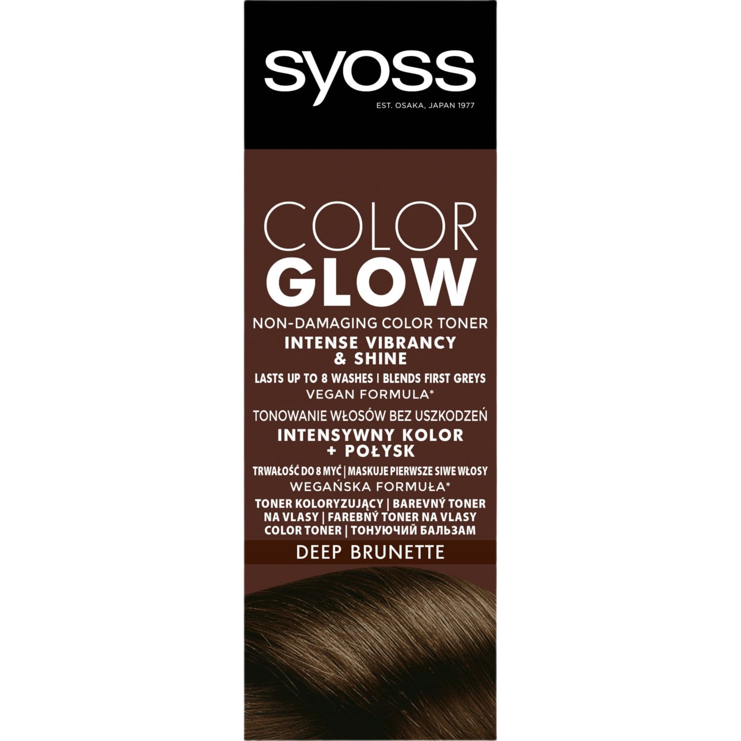 Matu krāsa Color Glow piesāt. brūns 100ml