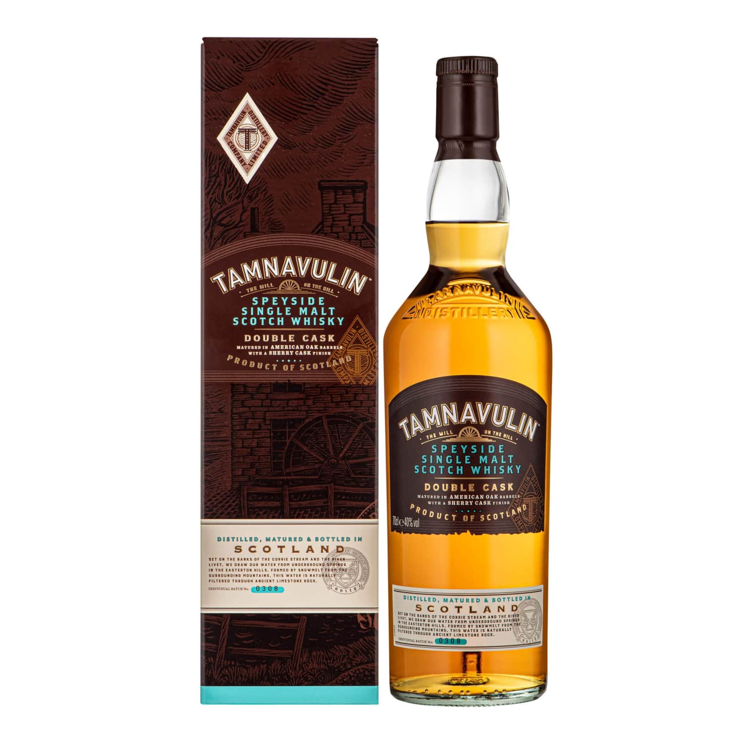 Viskijs Tamnavulin Double Cask kārbā 40% 0,7l