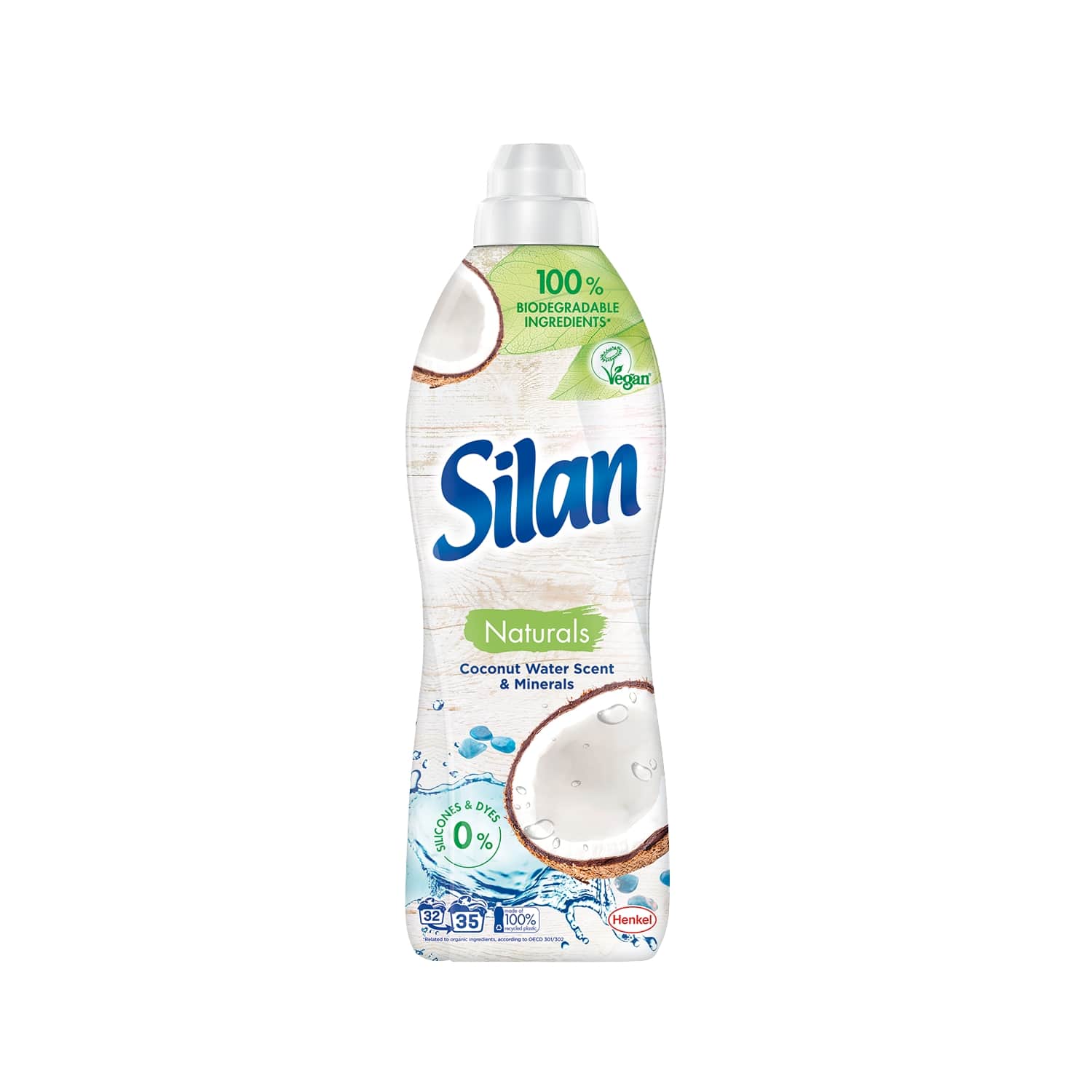 Sk.minkštiklis SILAN Coconut 770ml 35sk
