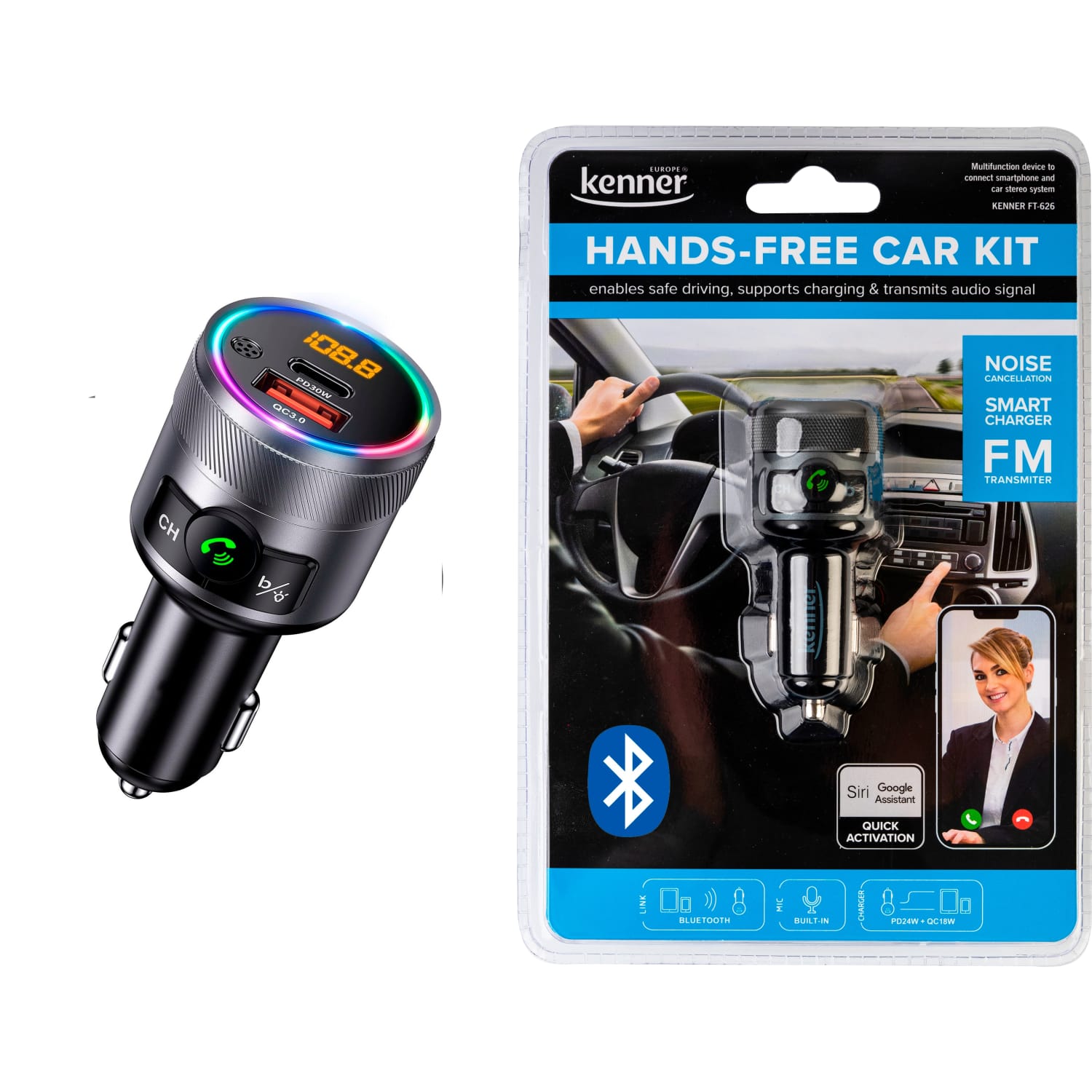 Bt brīvroku sistēma Kenner ft-626