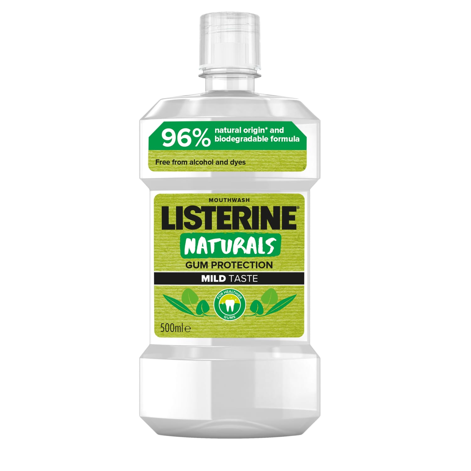 Mut.skaloj. Listerine Naturals Gum 500ml