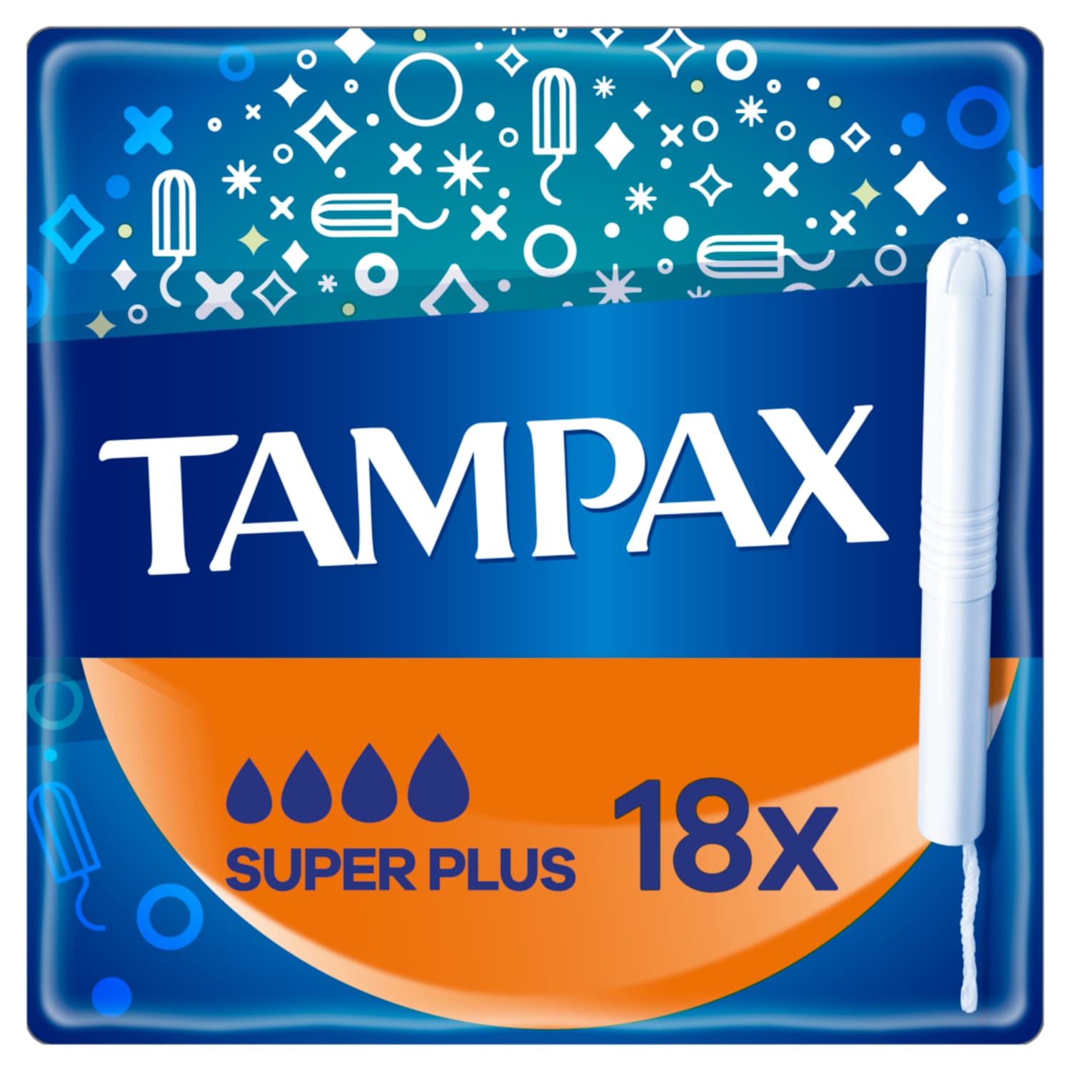 Tamponai TAMPAX SUPER PLUS, 18 vnt.