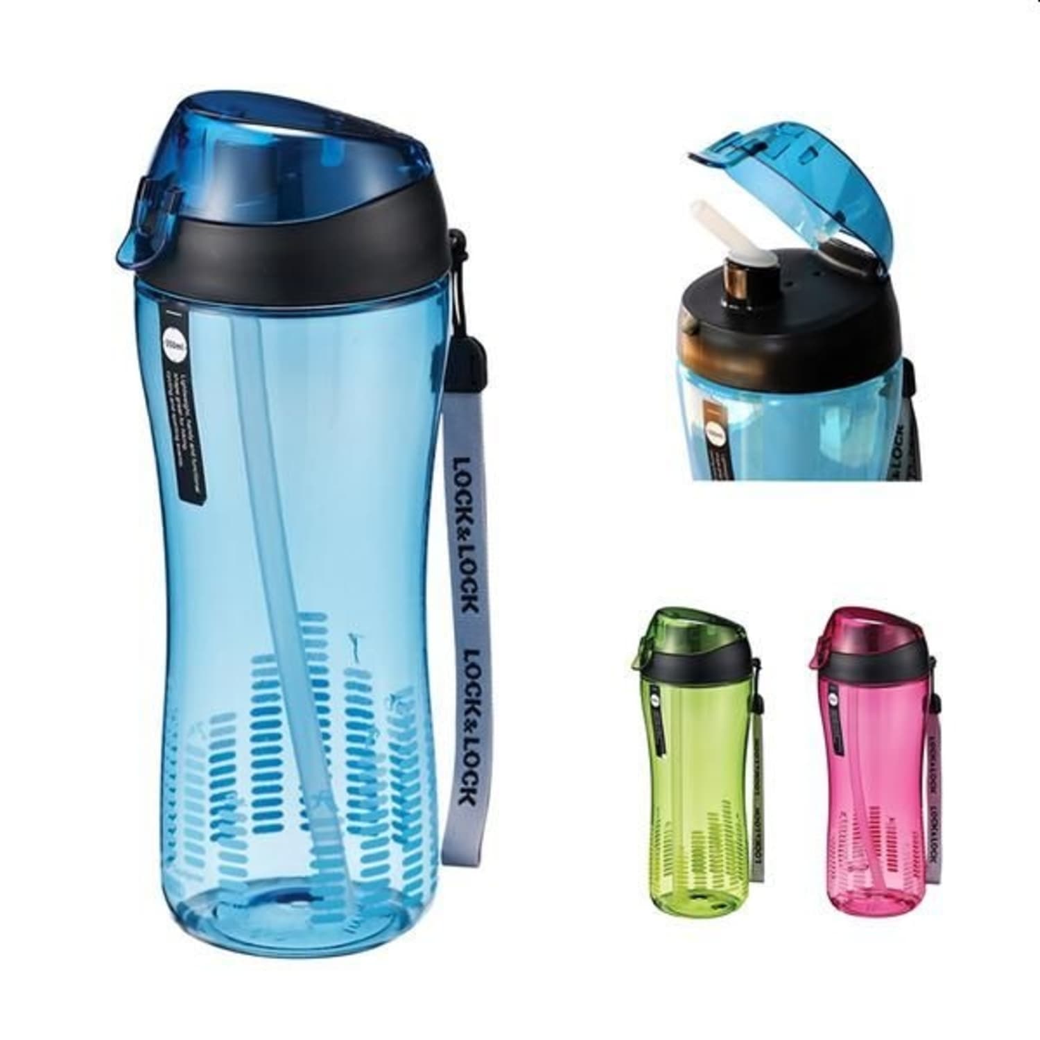 Joogipudel kõrrega Lock&Lock 550ml