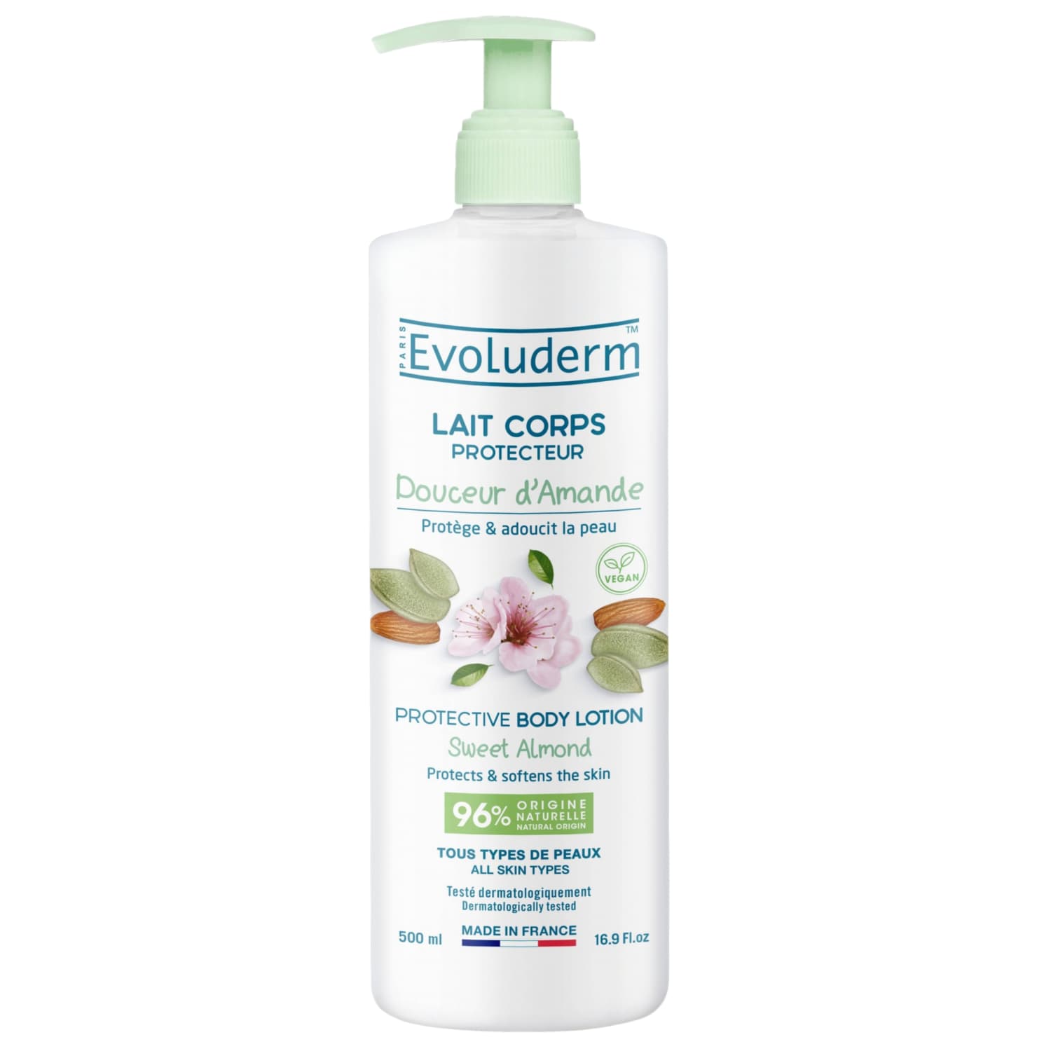 Ķermeņa losjons Evoluderm Amande 500ml