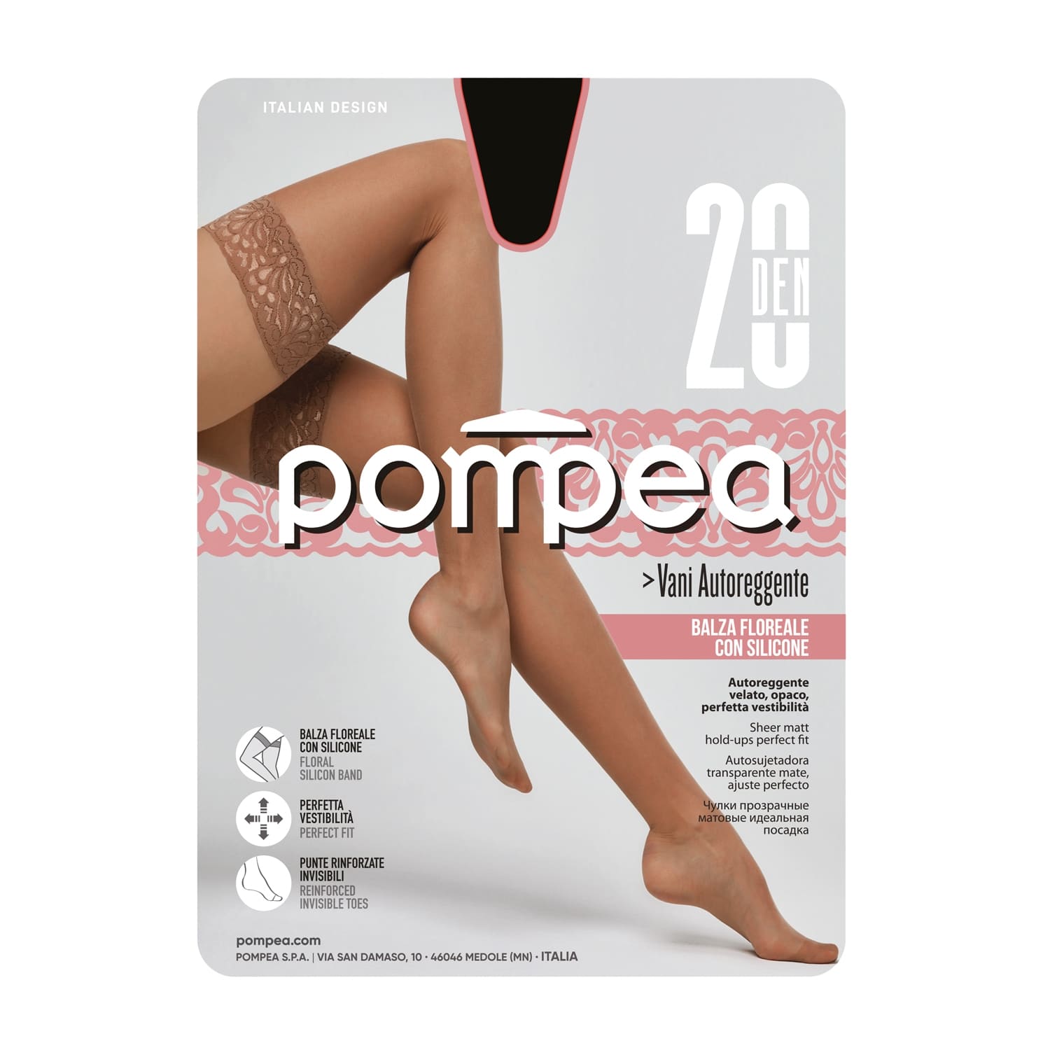 Naiste sukad Pompea Vani 20 nero 3/4