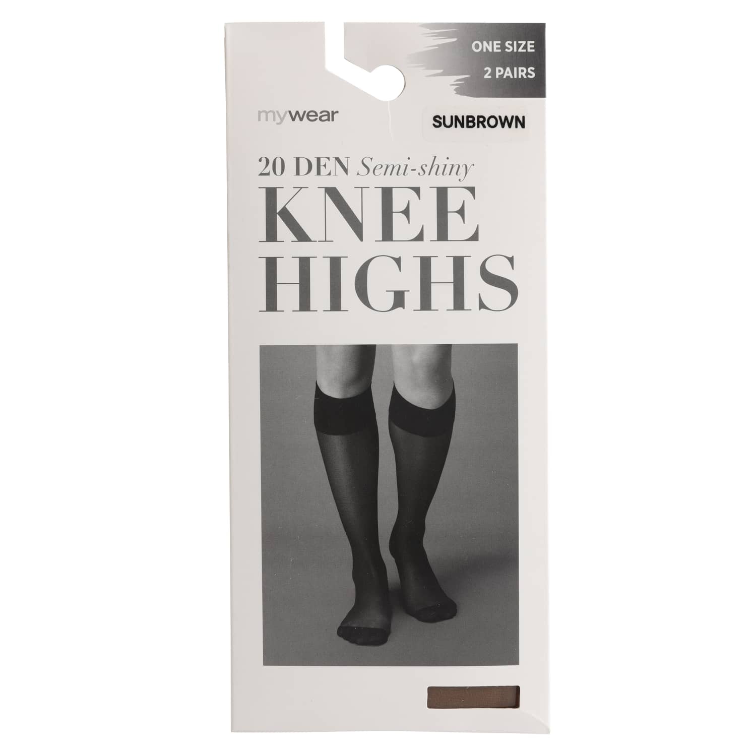 Sieviešu pusgarās zeķes Mywear 2p 20D